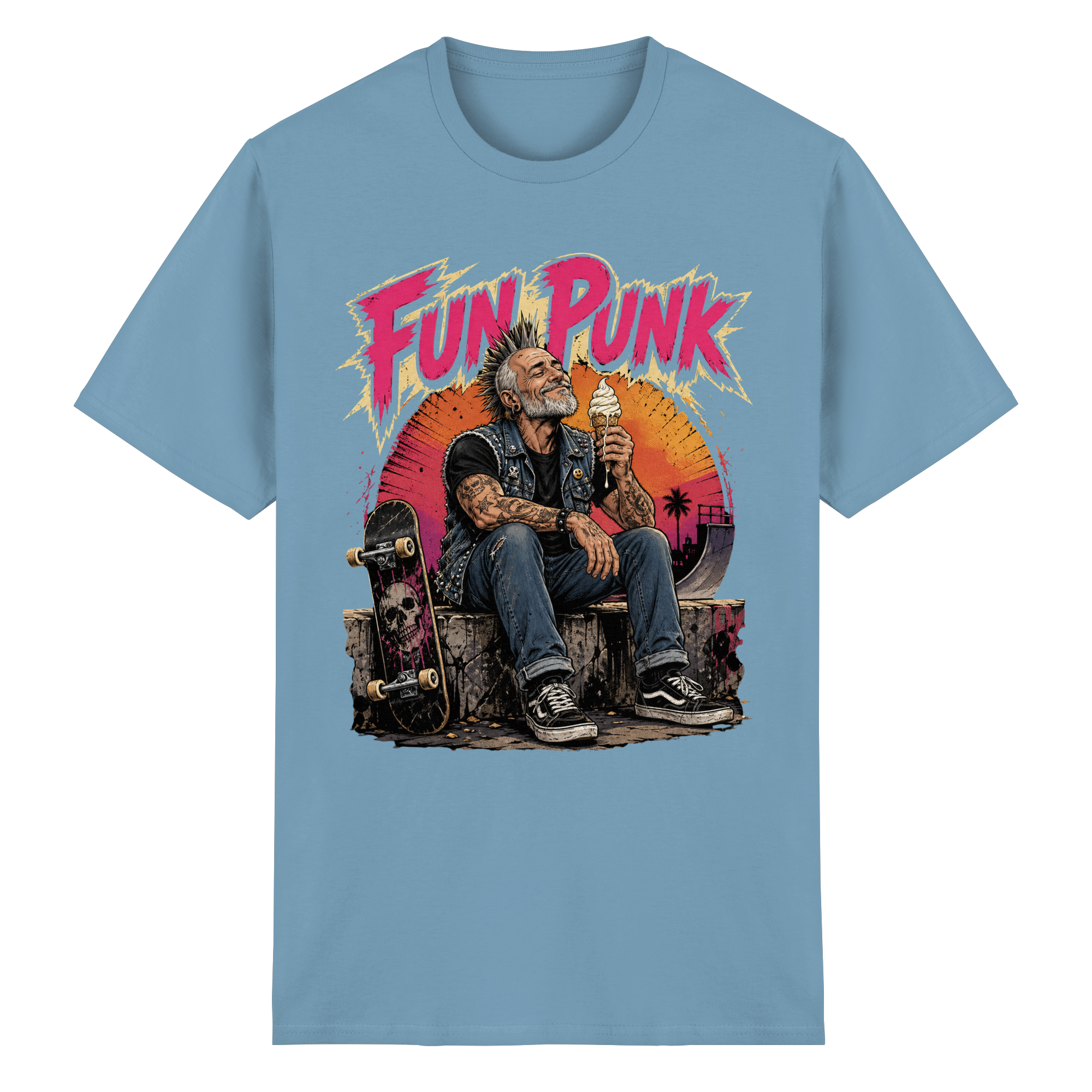 FUN PUNK ICECREAM - Heavy Cotton T-Shirt