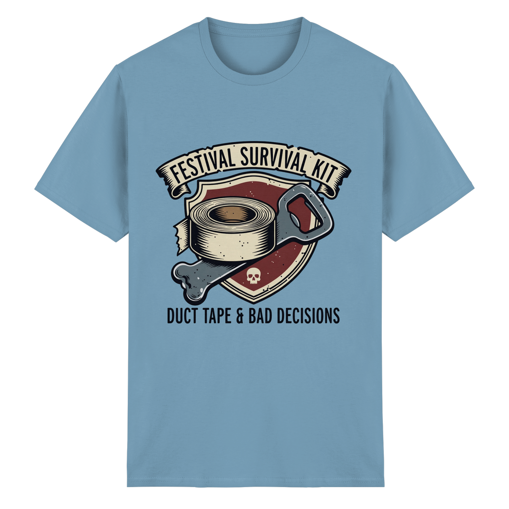 FESTIVAL SURVIVAL KIT - Heavy Cotton T-Shirt