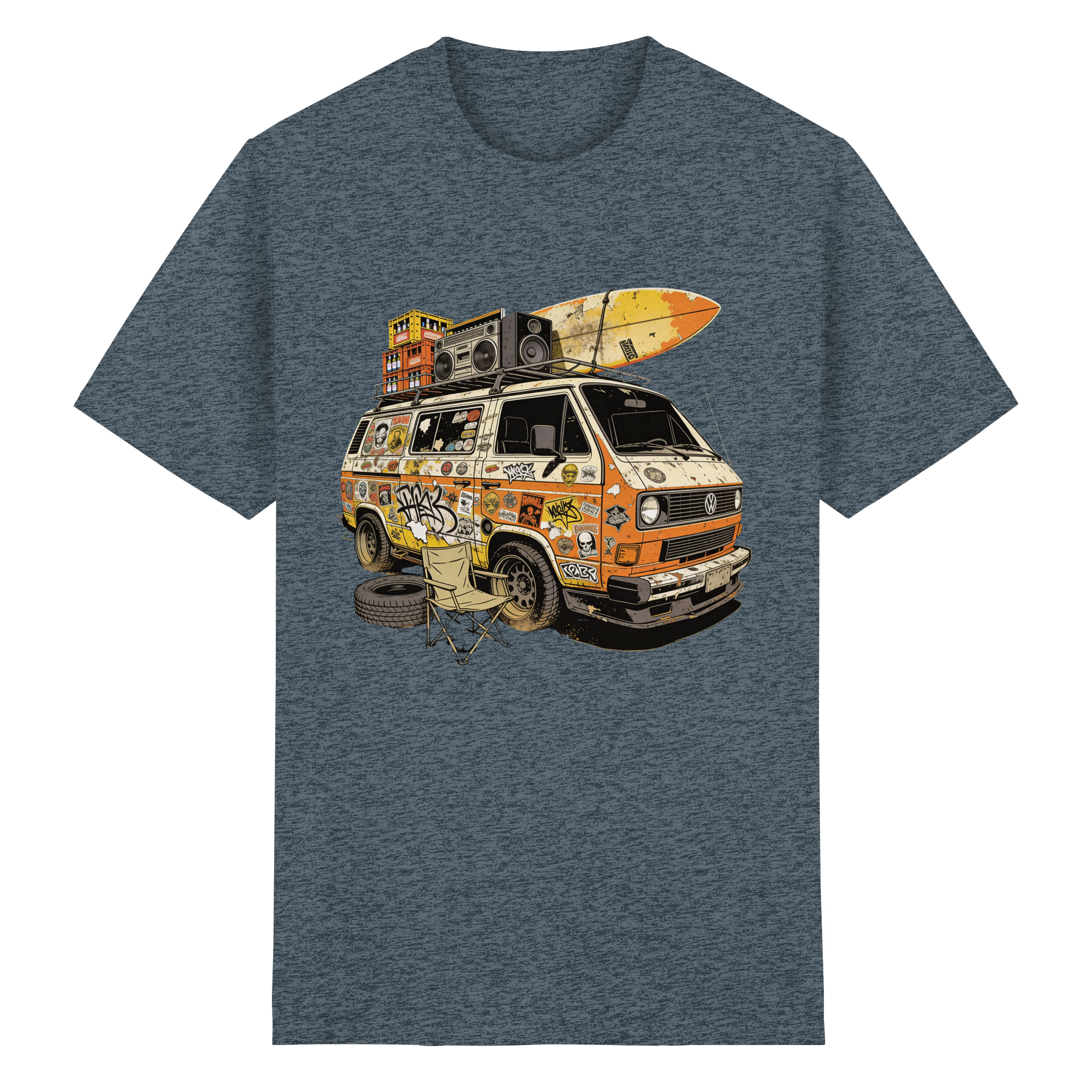 PUNKY CAMPER - Heavy Cotton T-Shirt