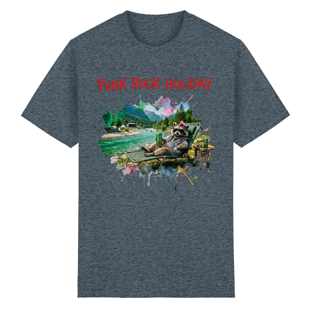 PUNK ROCK HOLIDAY - Lazy Rockoon - Heavy Cotton T-Shirt