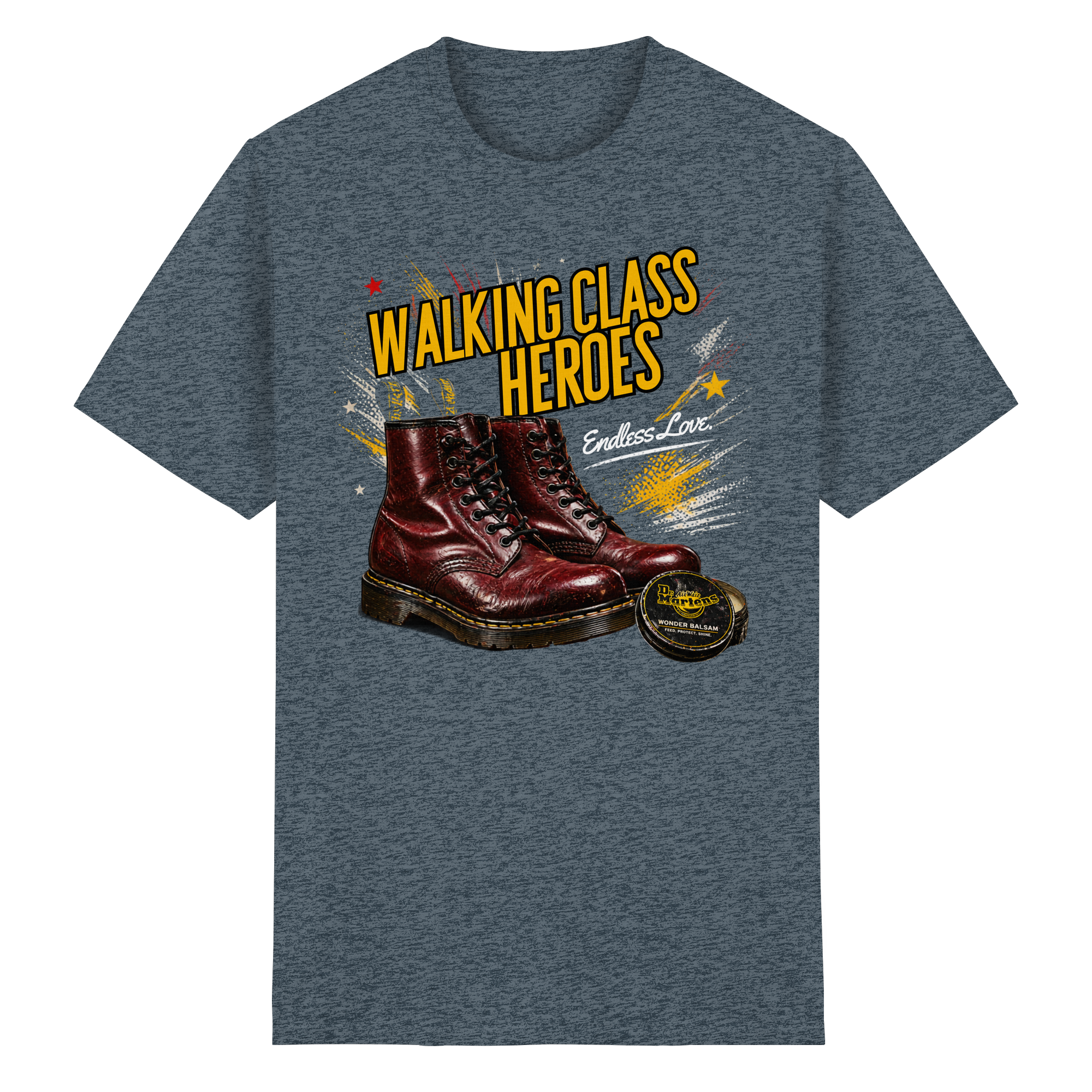 WONDER BALM & IRON SOULS - Heavy Cotton T-Shirt