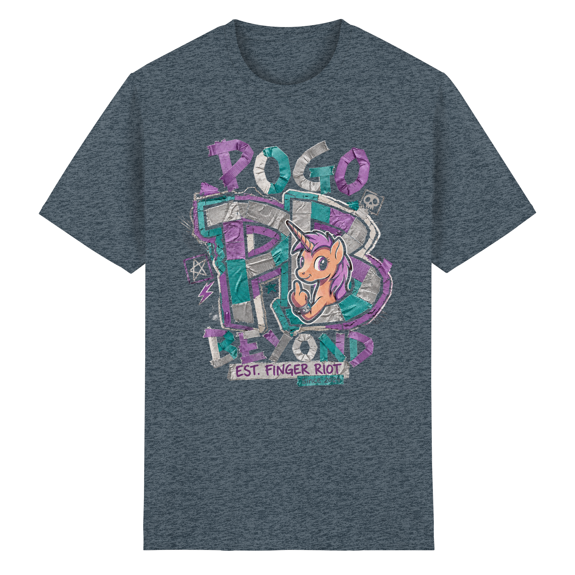 POGO BEYOND Colours  - Heavy Cotton T-Shirt