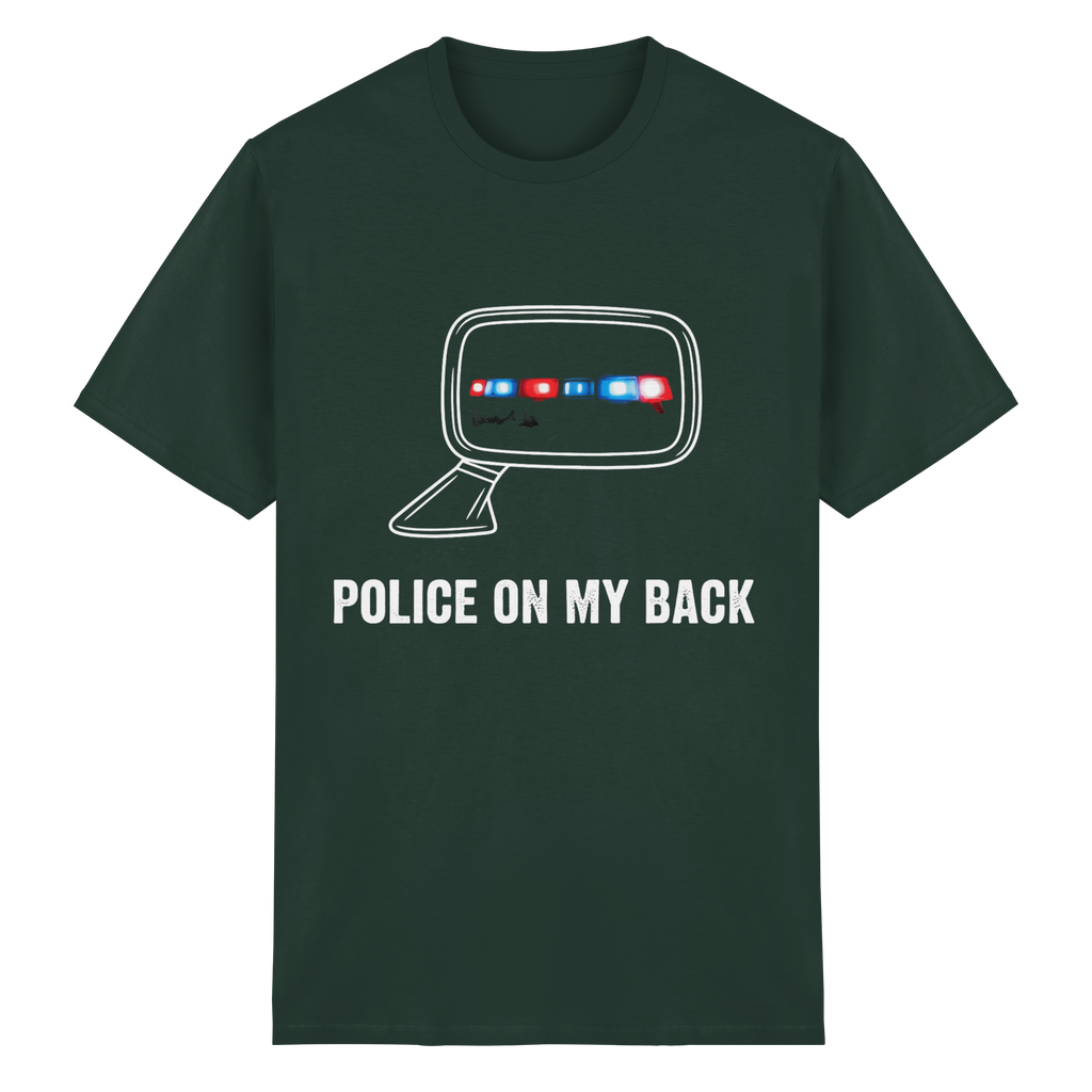 POLICE ON MY BACK - Heavy Cotton T-Shirt