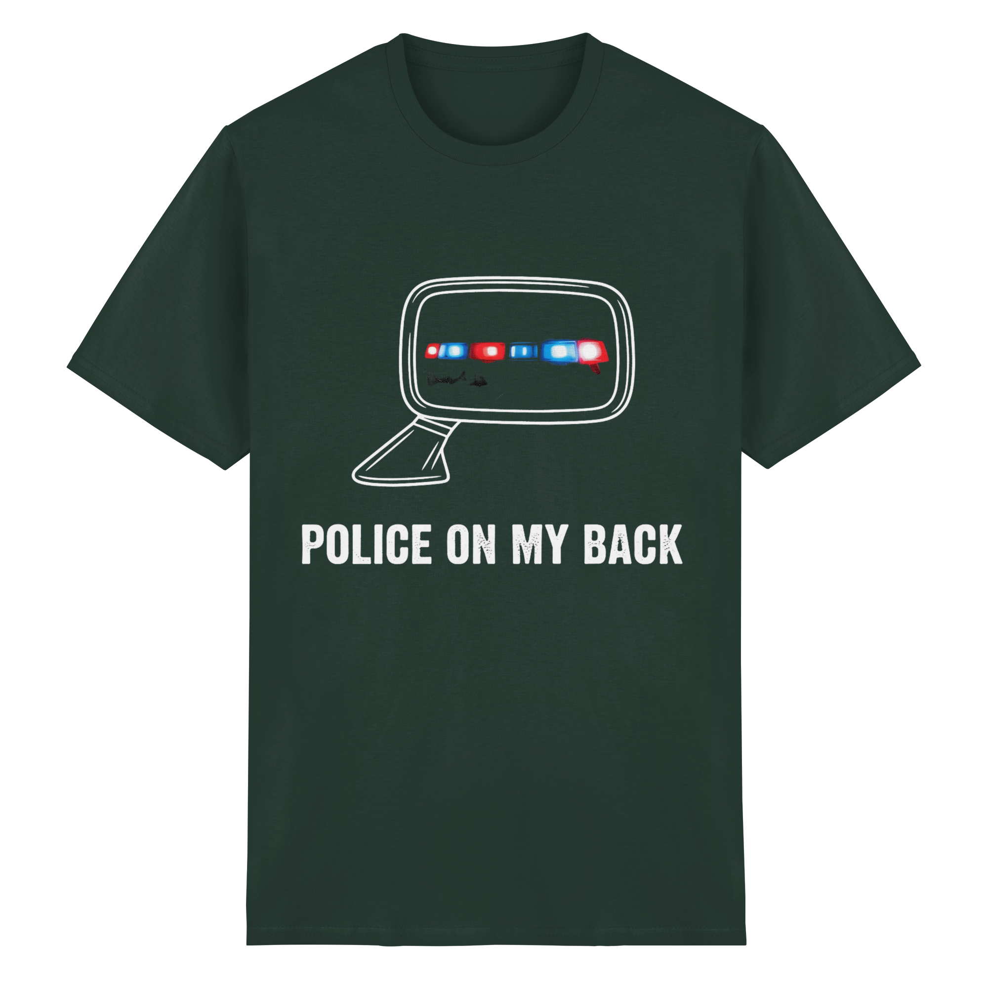 POLICE ON MY BACK - Heavy Cotton T-Shirt