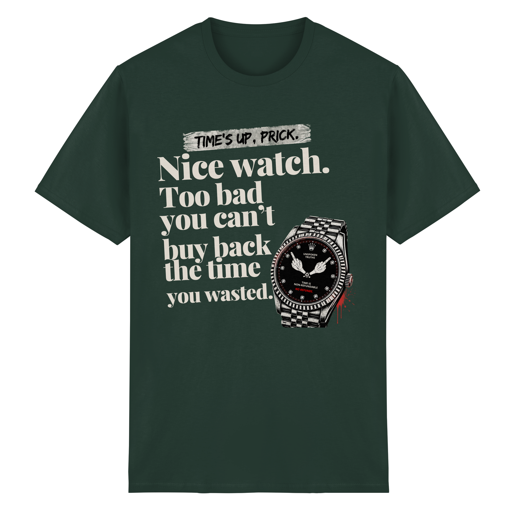 NICE WATCH, PRICK - Heavy Cotton T-Shirt
