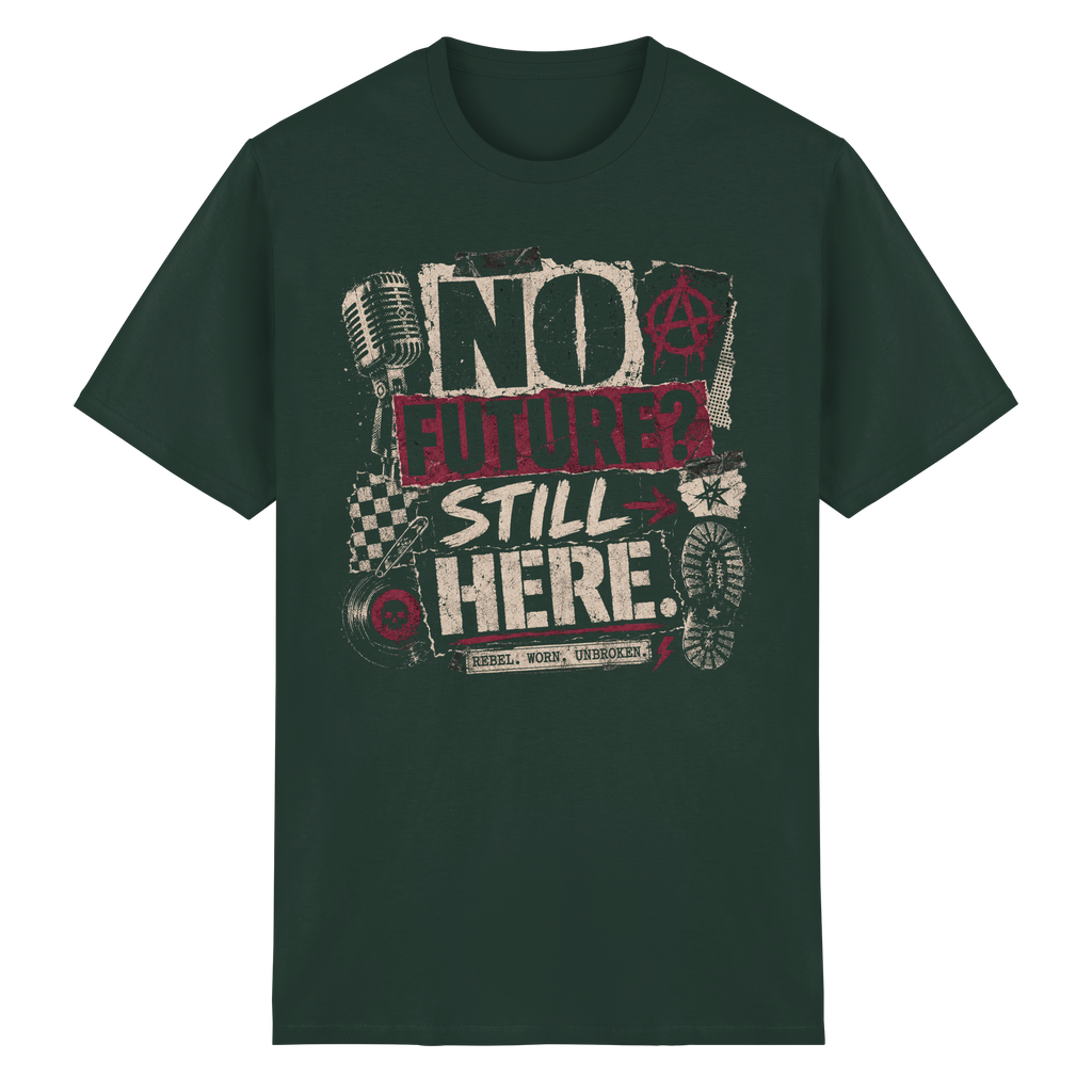 NO FUTURE, STILL HERE - Heavy Cotton T-Shirt