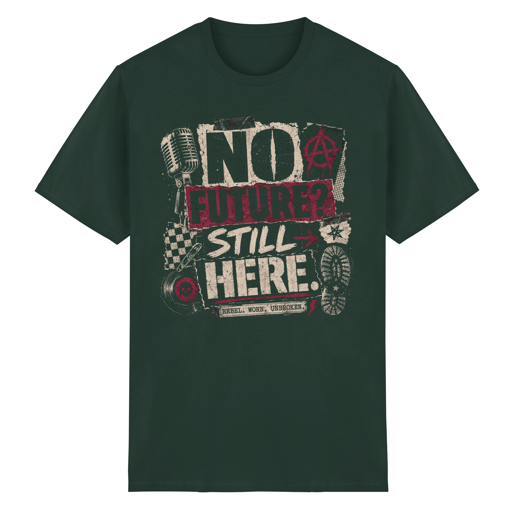 NO FUTURE, STILL HERE - Heavy Cotton T-Shirt