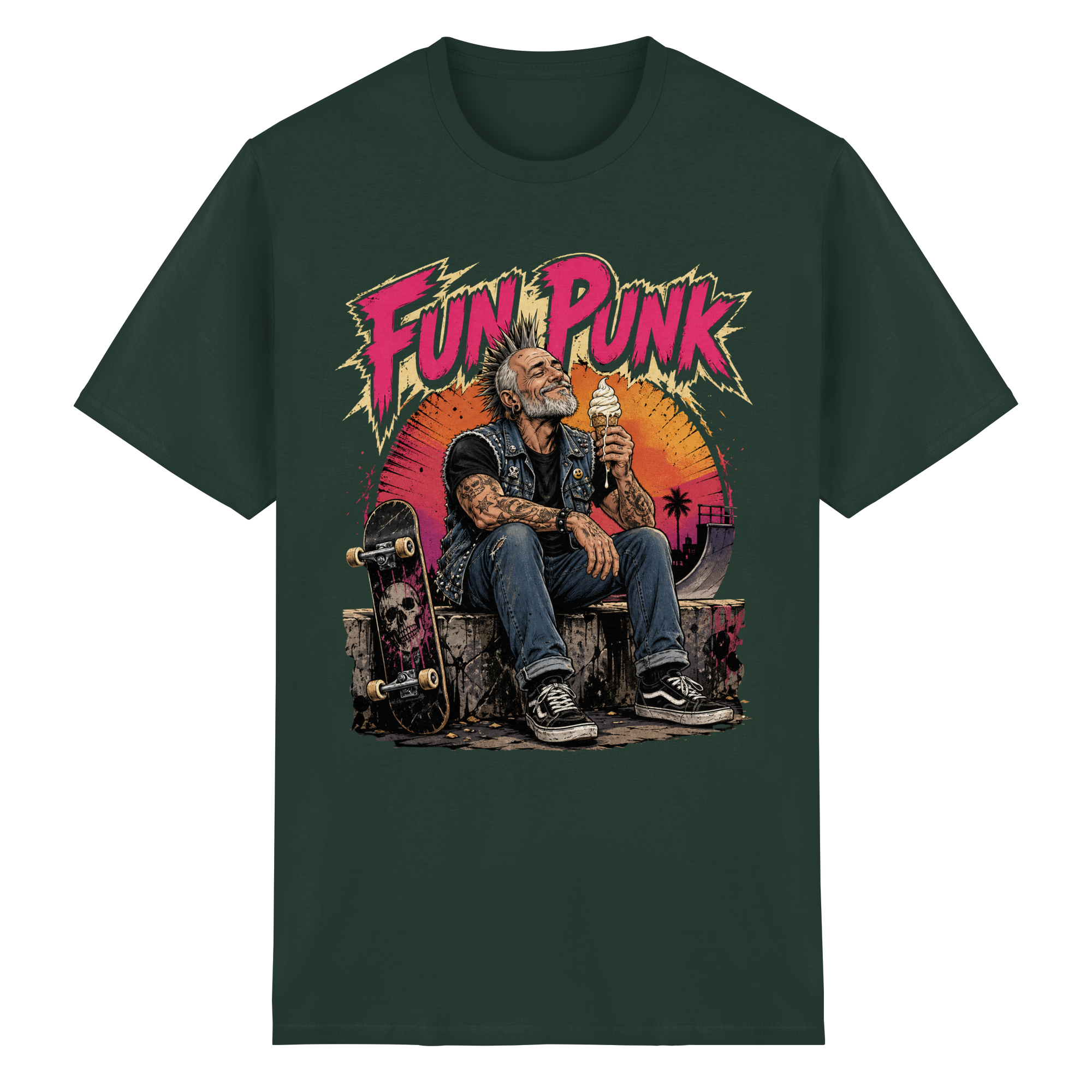 FUN PUNK ICECREAM - Heavy Cotton T-Shirt
