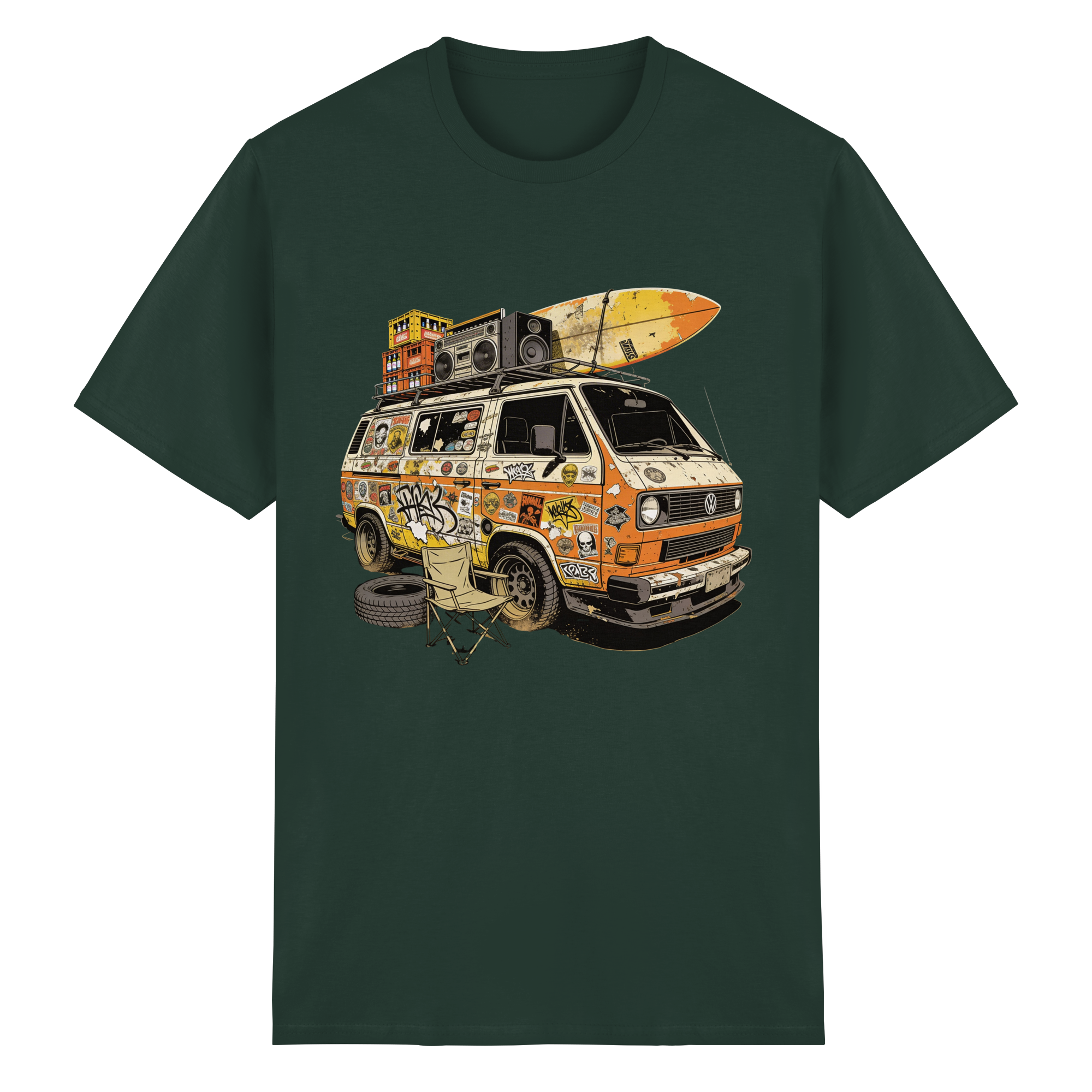 PUNKY CAMPER - Heavy Cotton T-Shirt