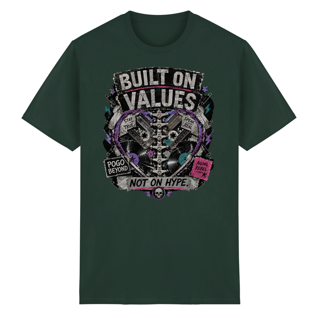 BUILT ON VALUES - Heavy Cotton T-Shirt
