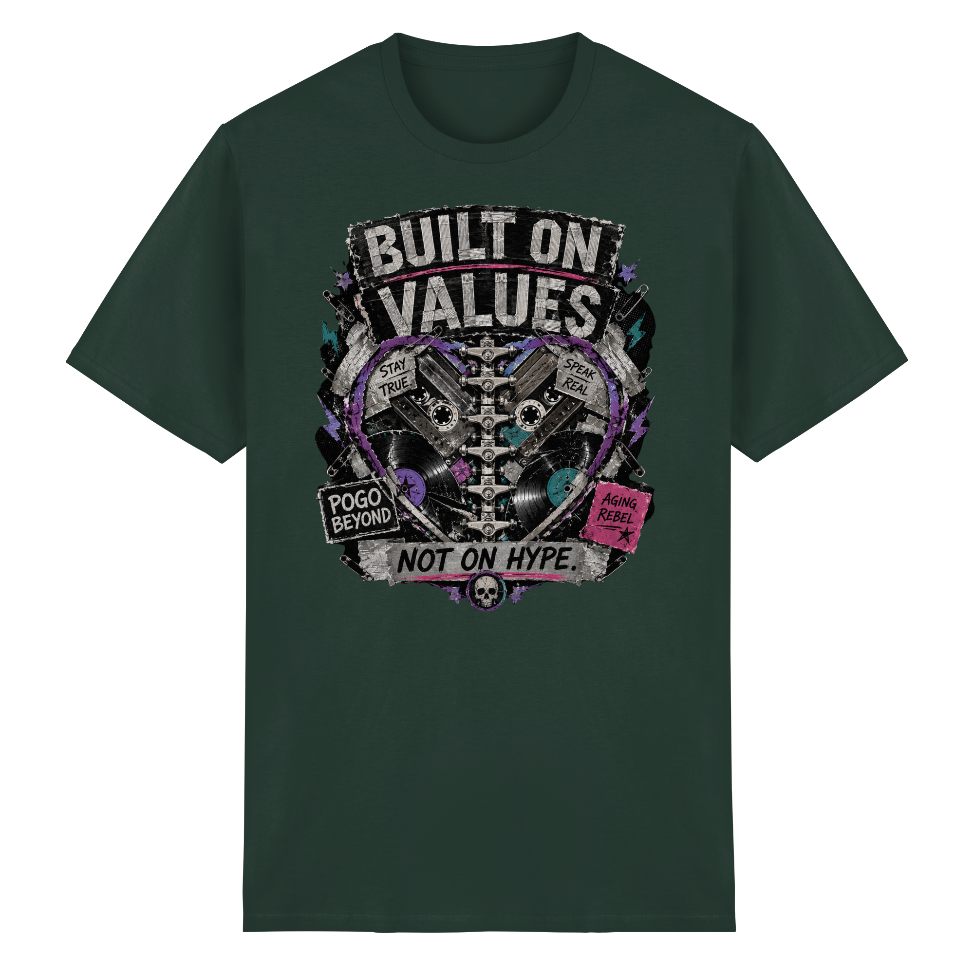 BUILT ON VALUES - Heavy Cotton T-Shirt
