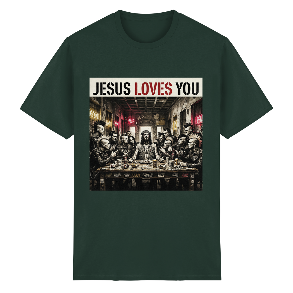 JESUS LOVES YOU - Heavy Cotton T-Shirt