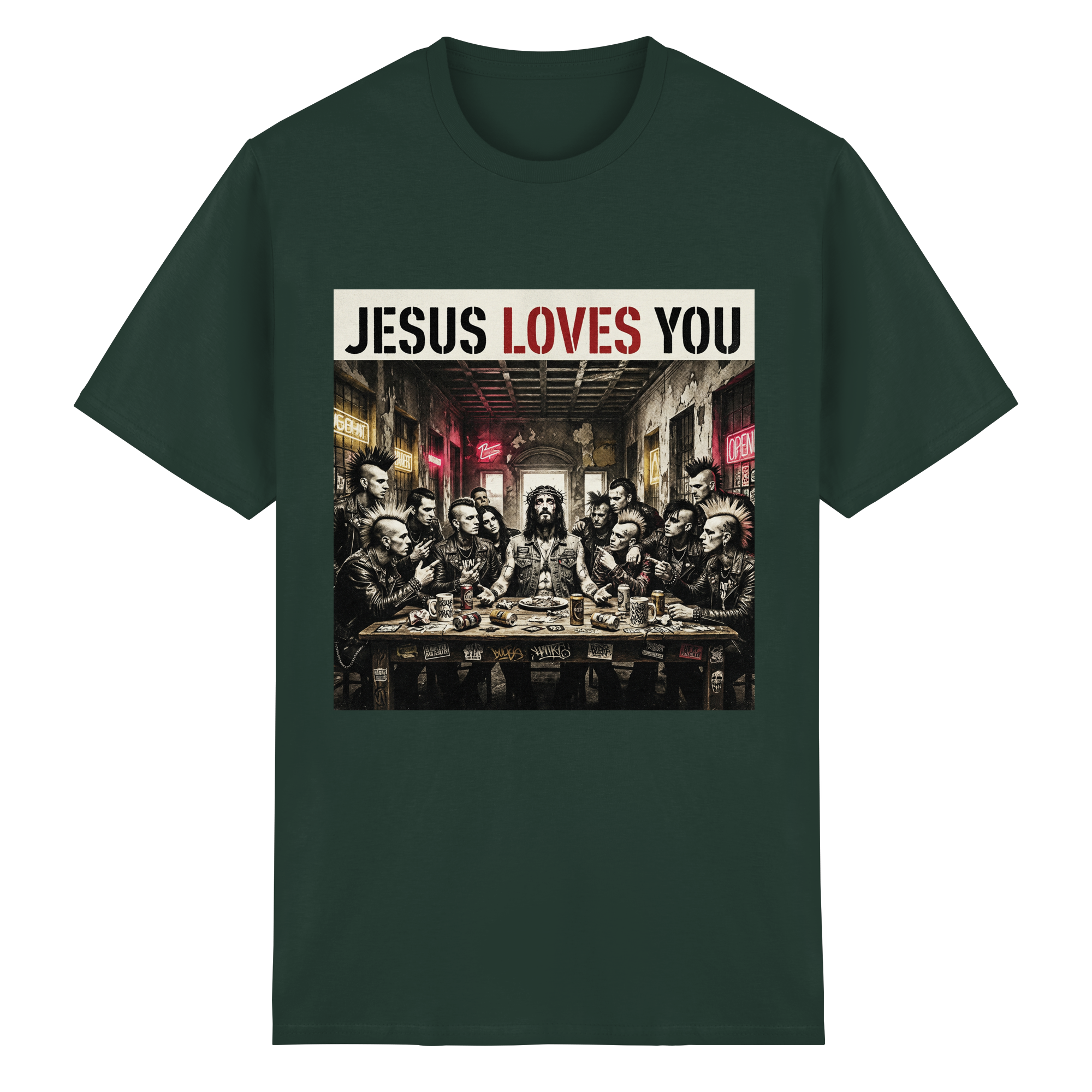 JESUS LOVES YOU - Heavy Cotton T-Shirt