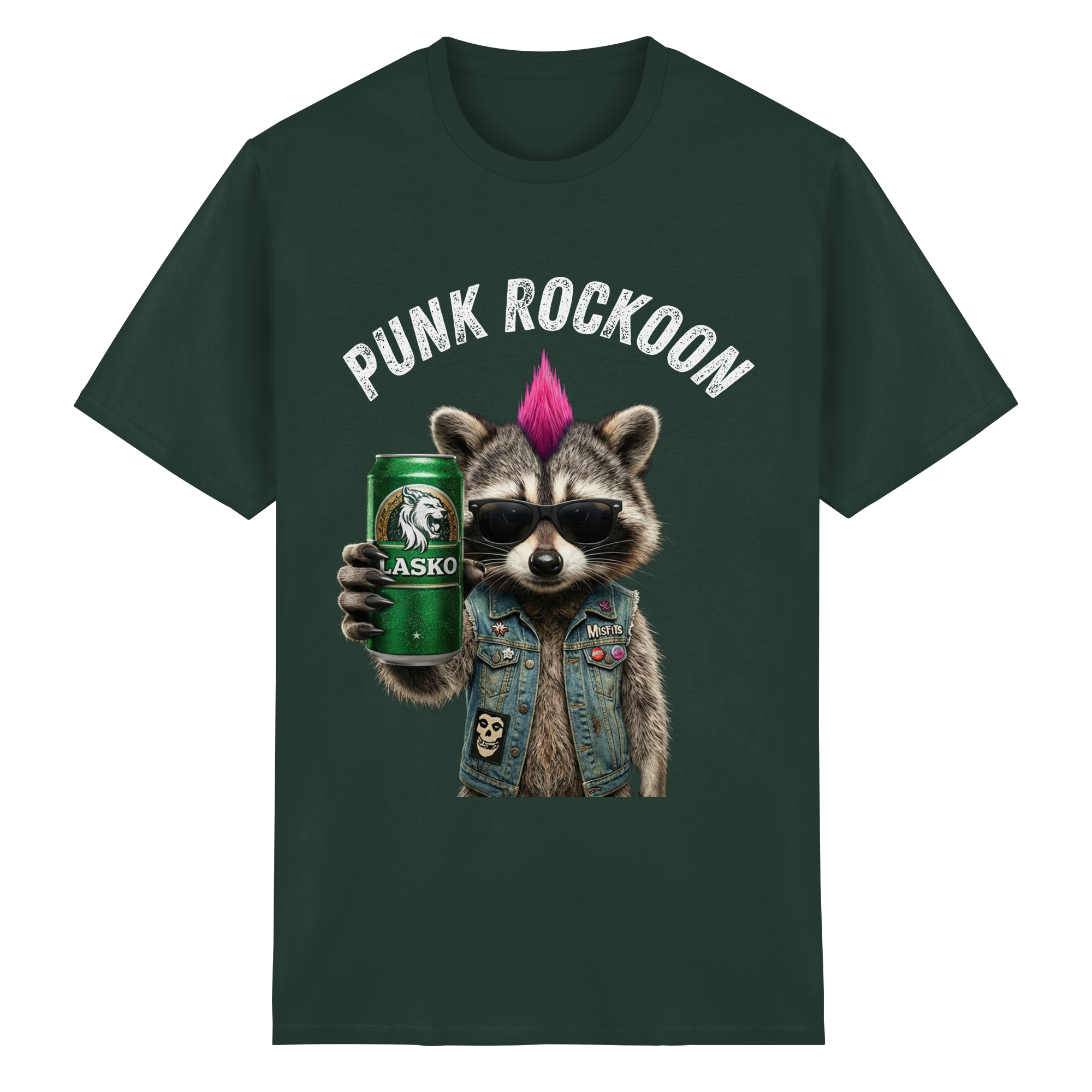 PUNK ROCKOON - Heavy Cotton T-Shirt