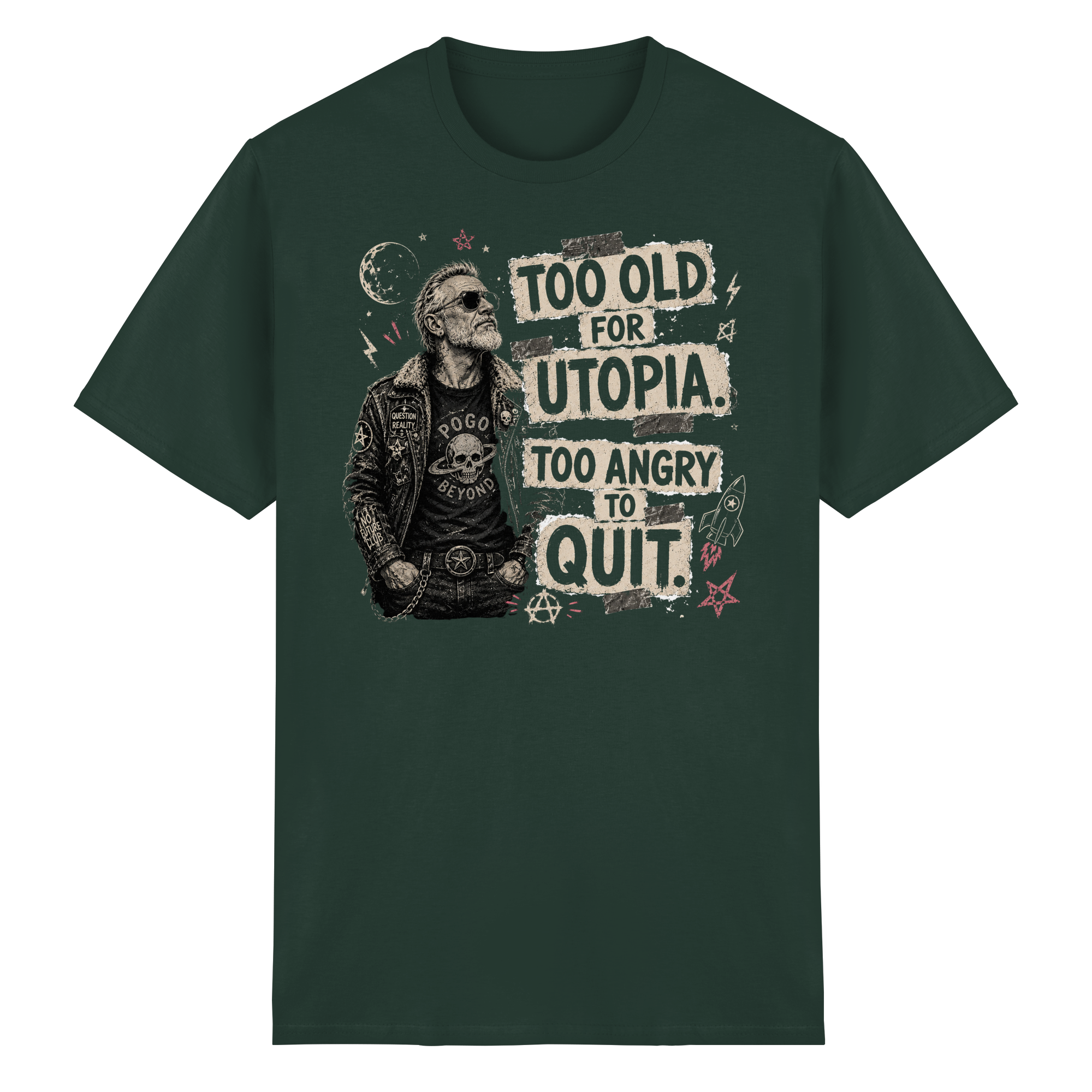 TOO OLD FOR UTOPIA.