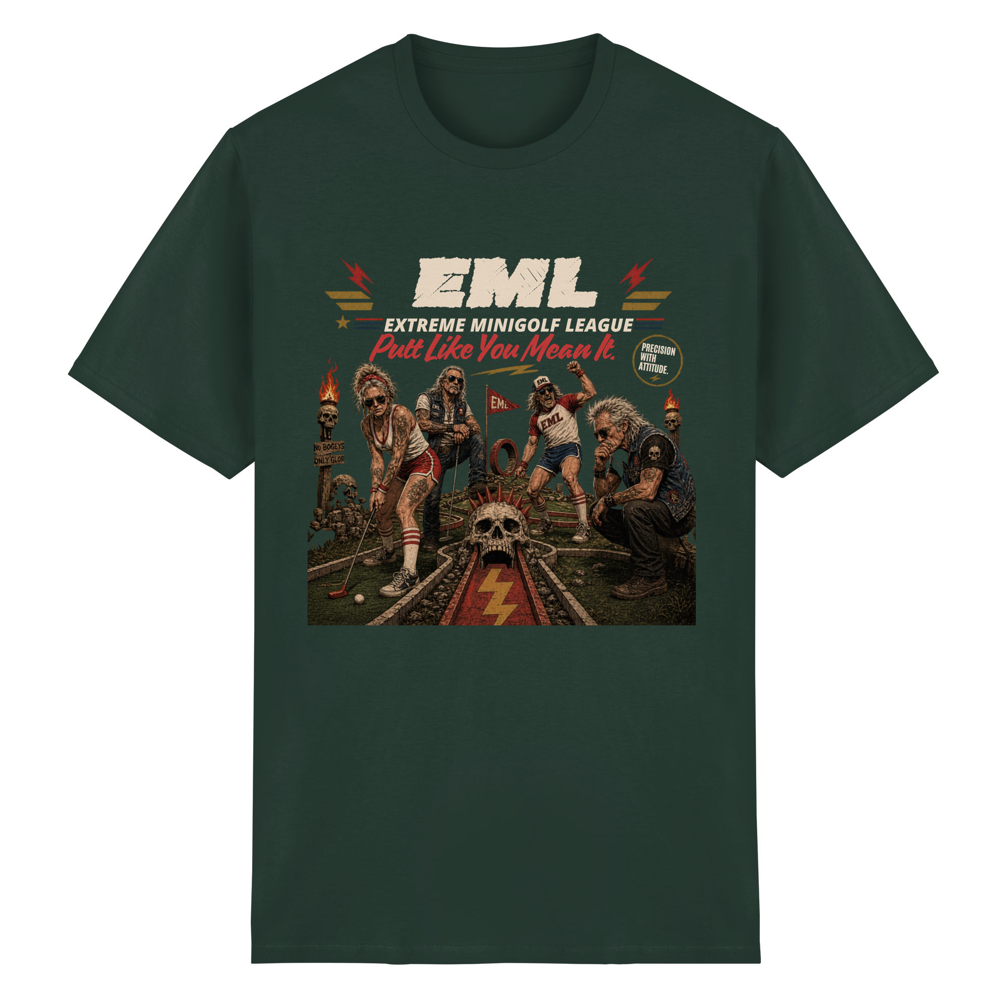 EXTREME MINIGOLF LEAGUE - Heavy Cotton T-Shirt