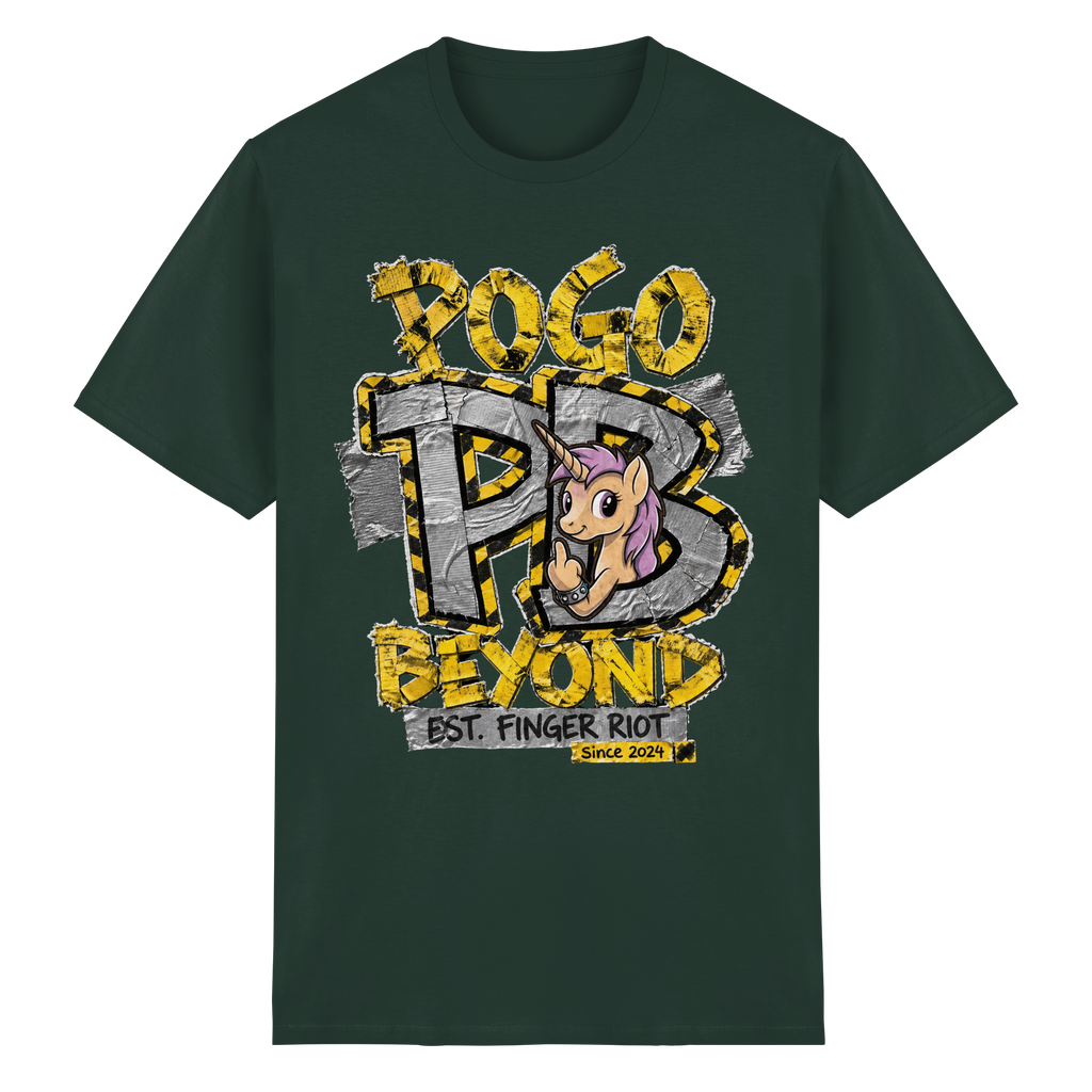 POGO BEYOND Yellow - Heavy Cotton T-Shirt