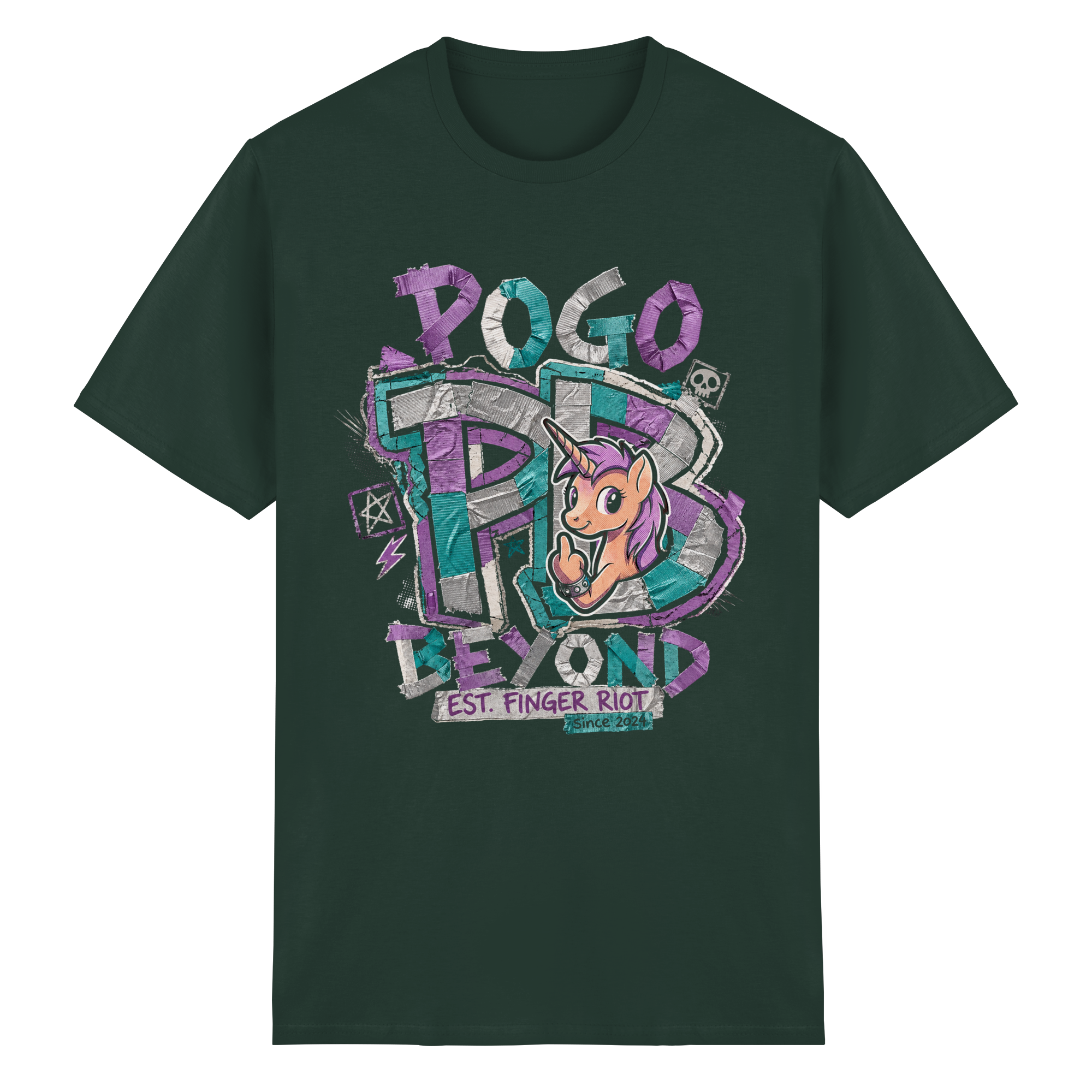 POGO BEYOND Colours  - Heavy Cotton T-Shirt