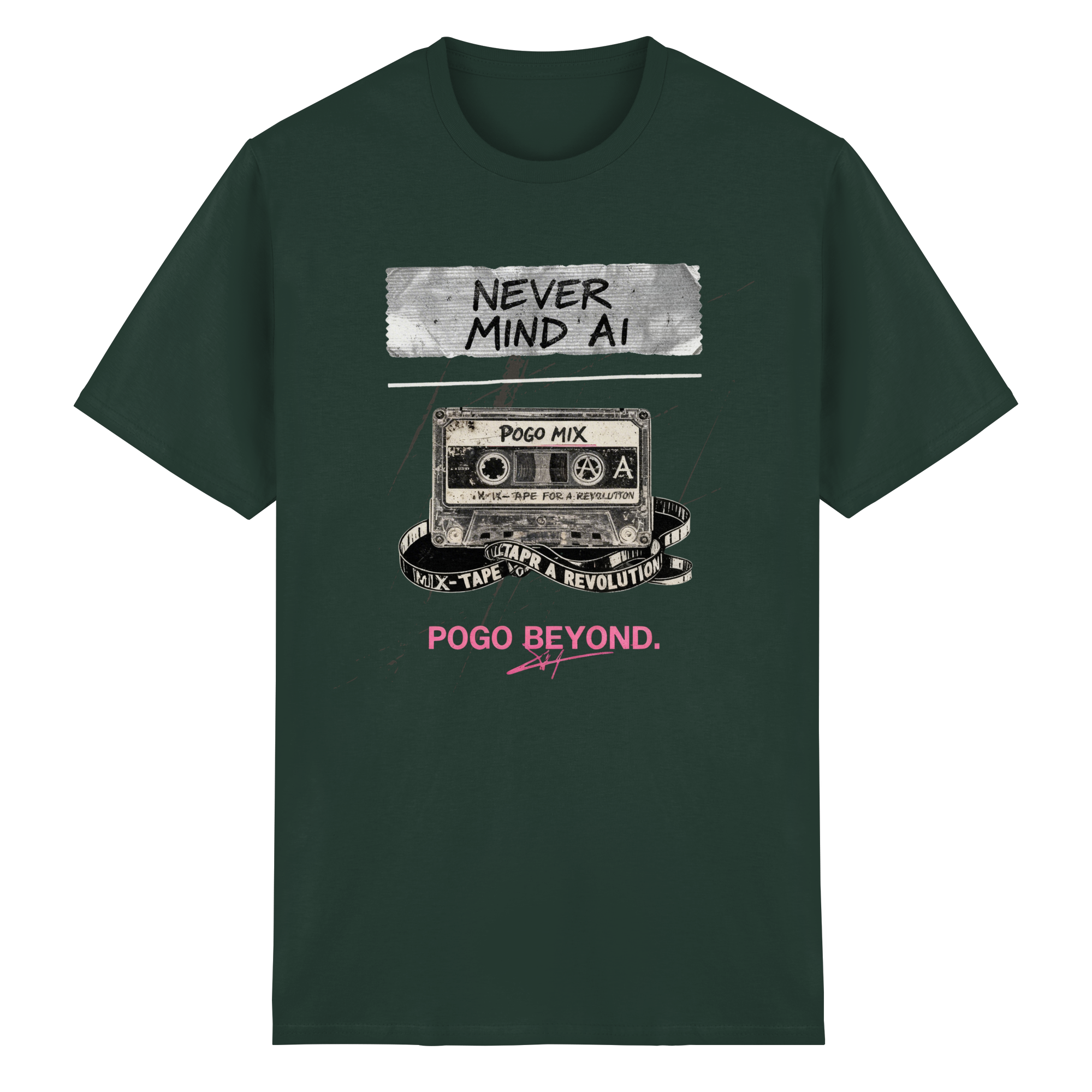 NEVER MIND AI - Heavy Cotton T-Shirt