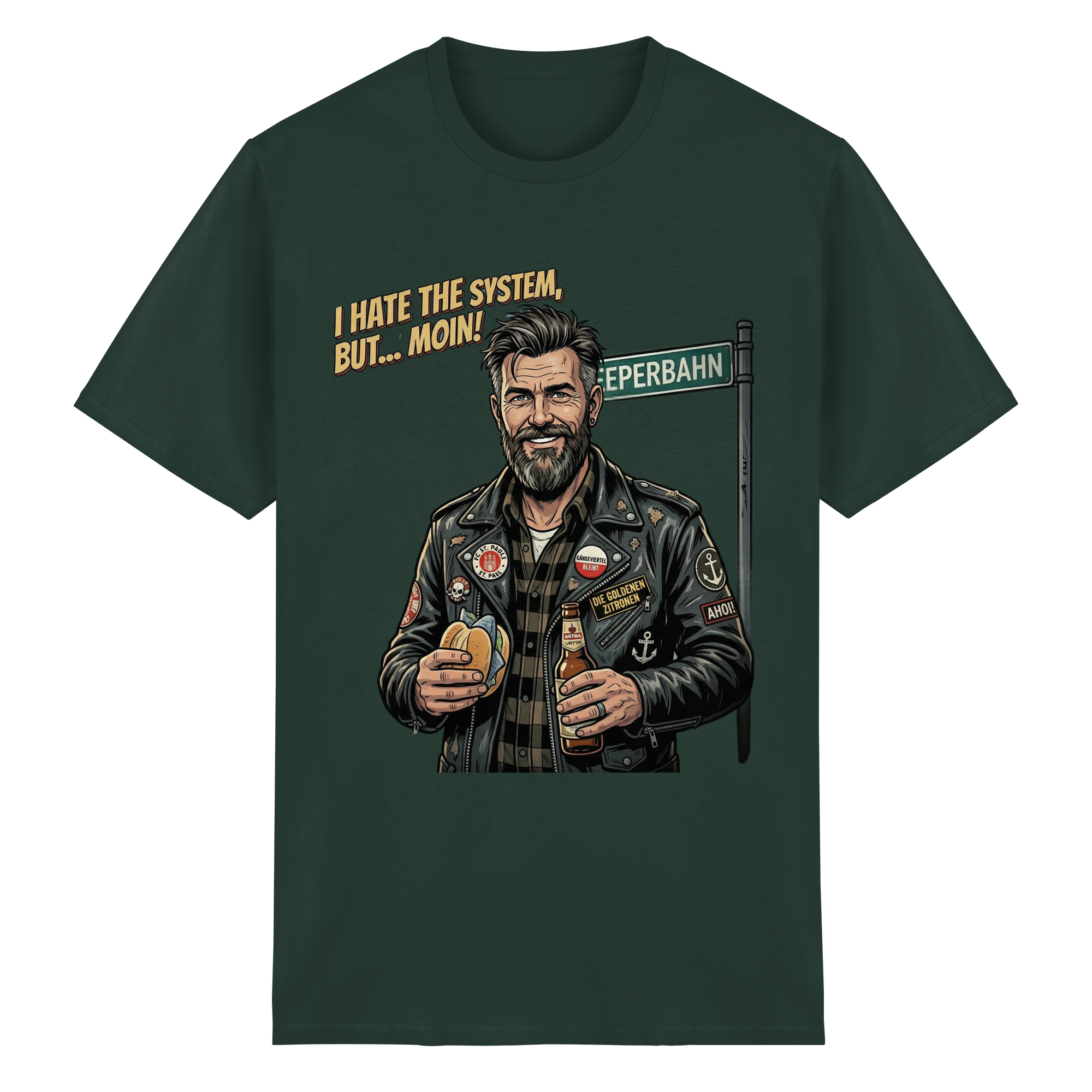 HAMBURG PUNK - MOIN - Heavy Cotton T-Shirt