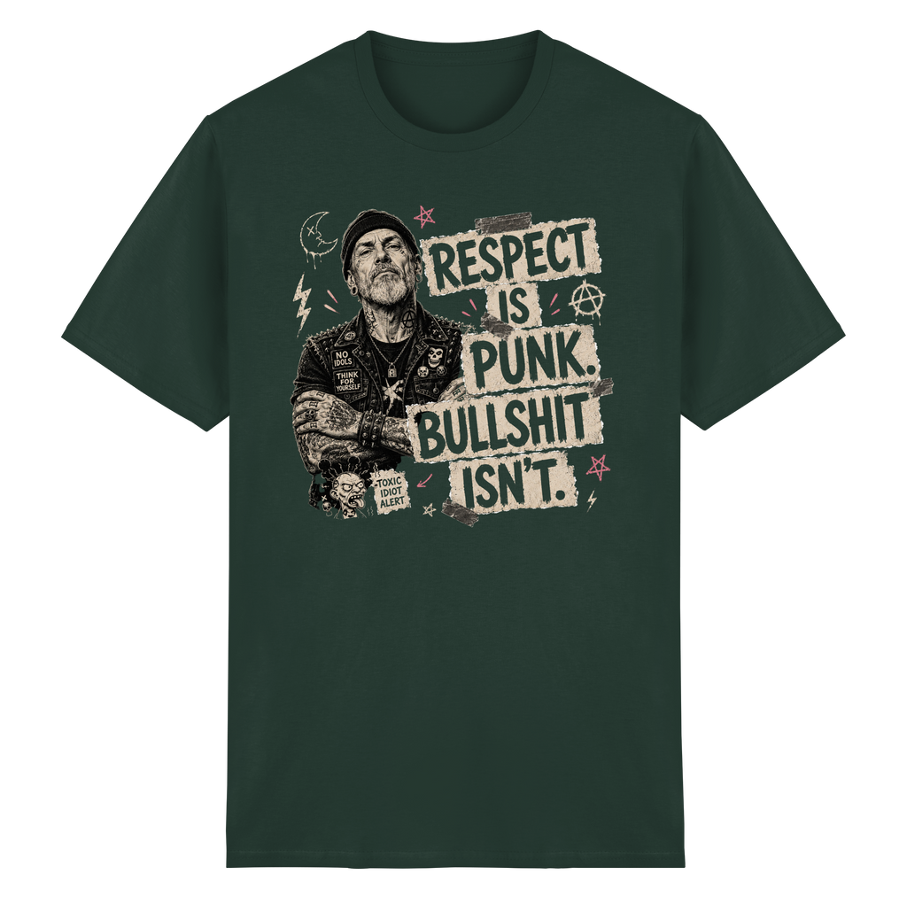 RESPECT IS PUNK - Heavy Cotton T-Shirt