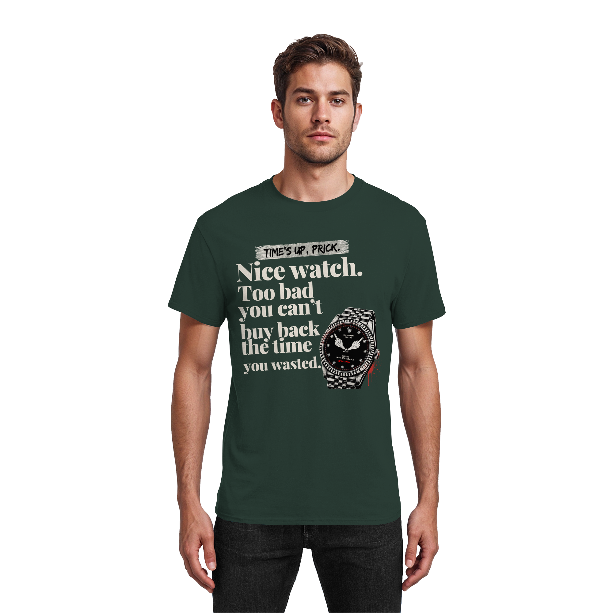 NICE WATCH, PRICK - Heavy Cotton T-Shirt