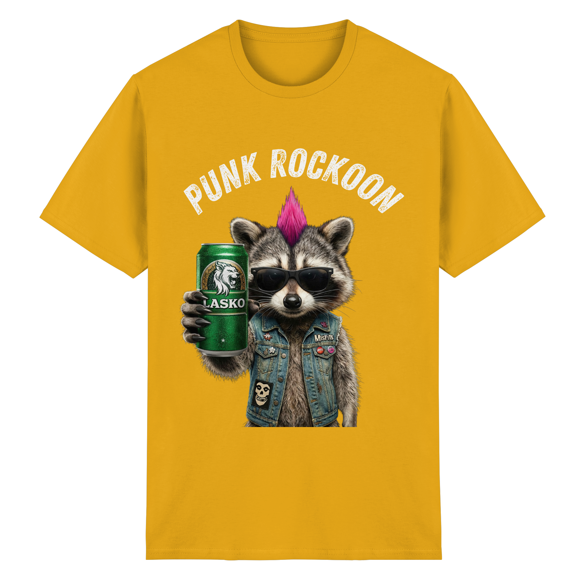PUNK ROCKOON - Heavy Cotton T-Shirt