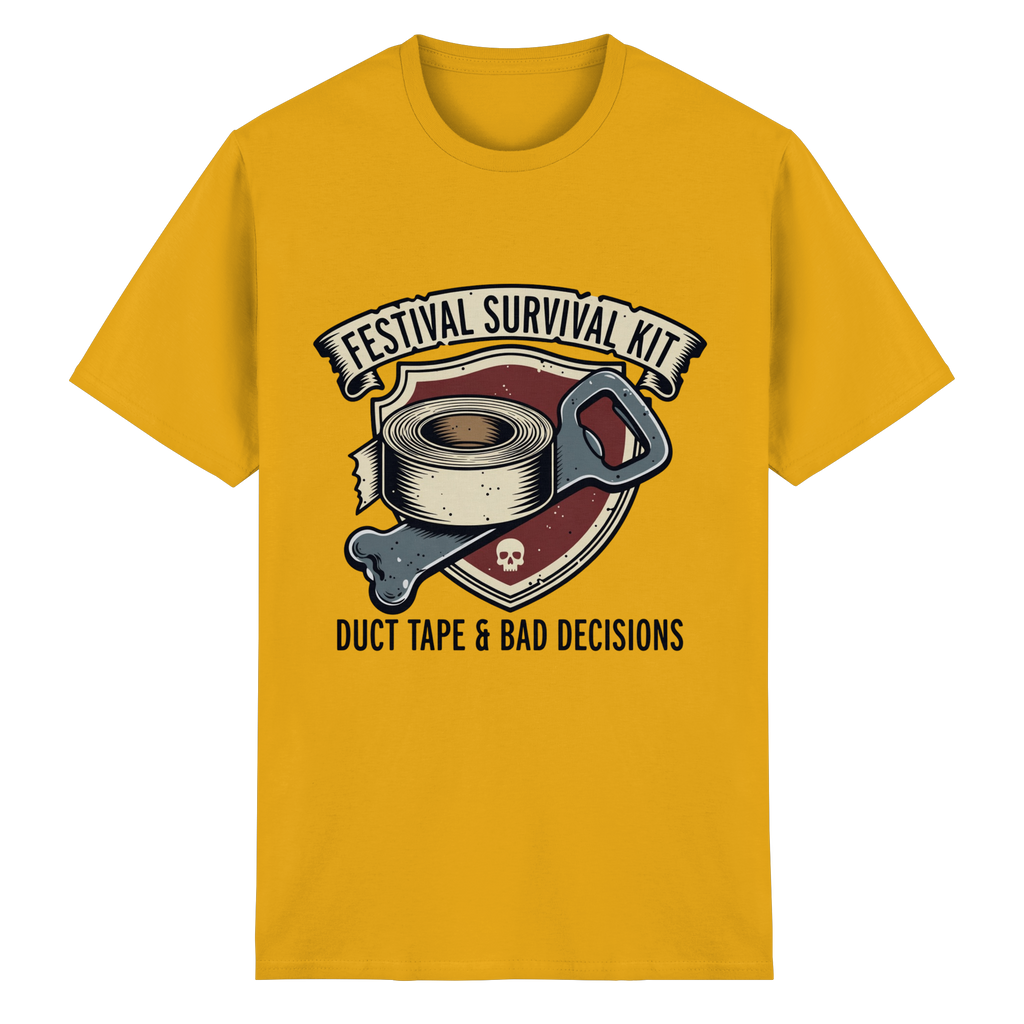 FESTIVAL SURVIVAL KIT - Heavy Cotton T-Shirt