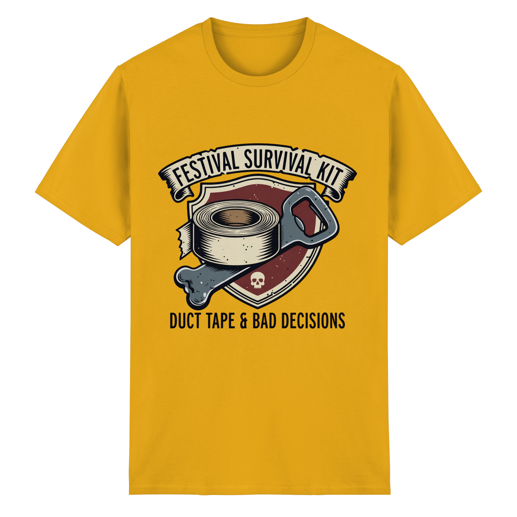 FESTIVAL SURVIVAL KIT - Heavy Cotton T-Shirt