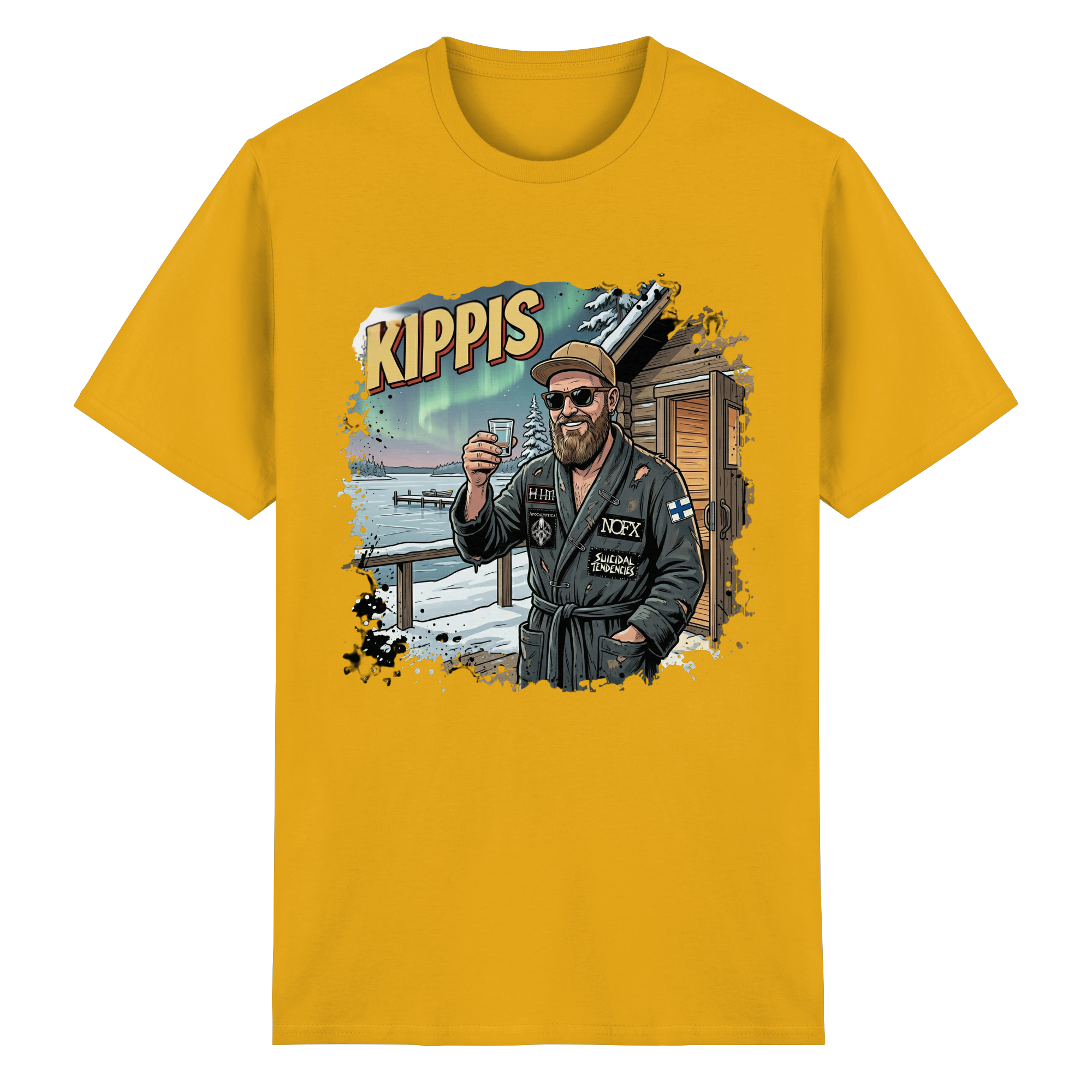 KIPPIS ON THE LEGACY - Heavy Cotton T-Shirt