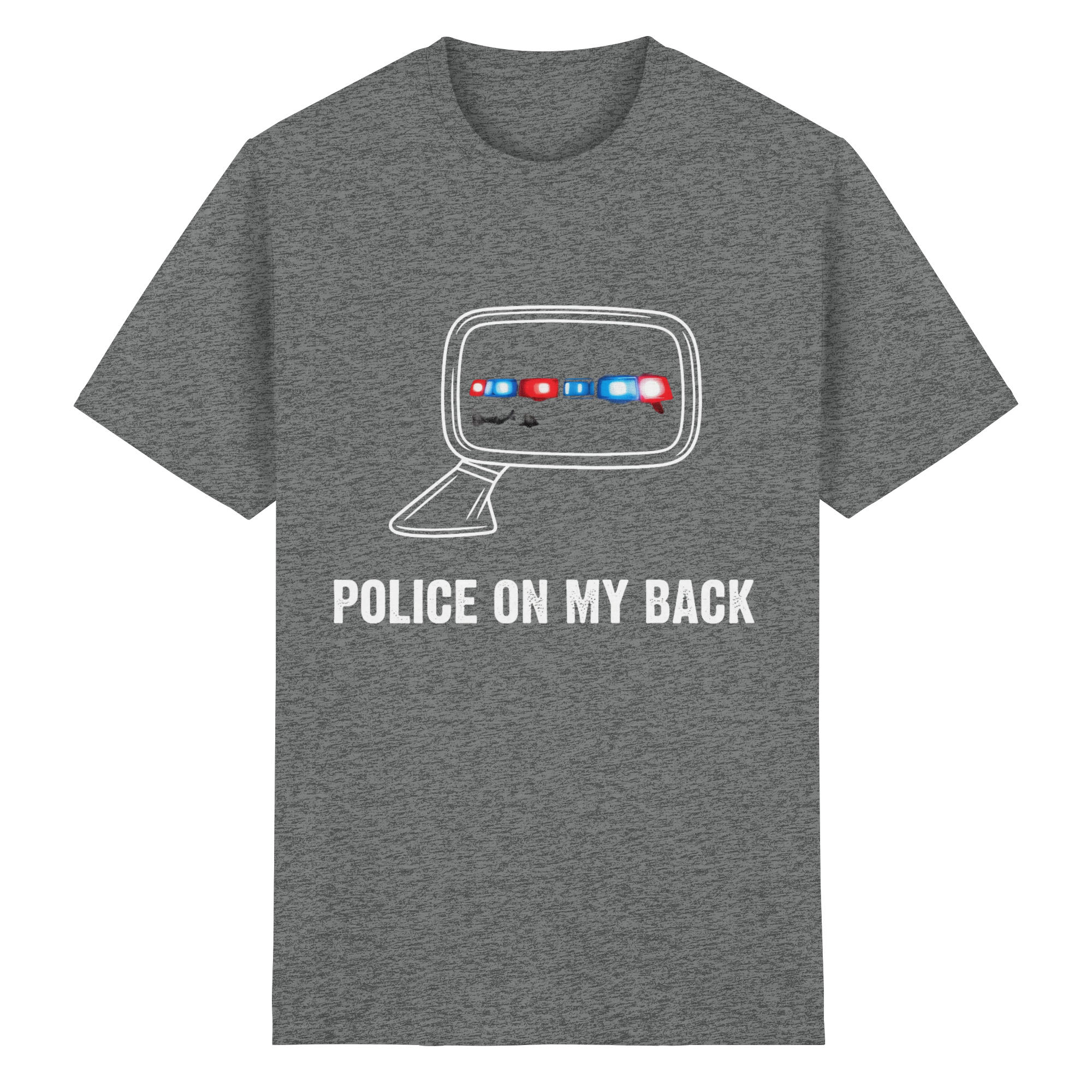 POLICE ON MY BACK - Heavy Cotton T-Shirt
