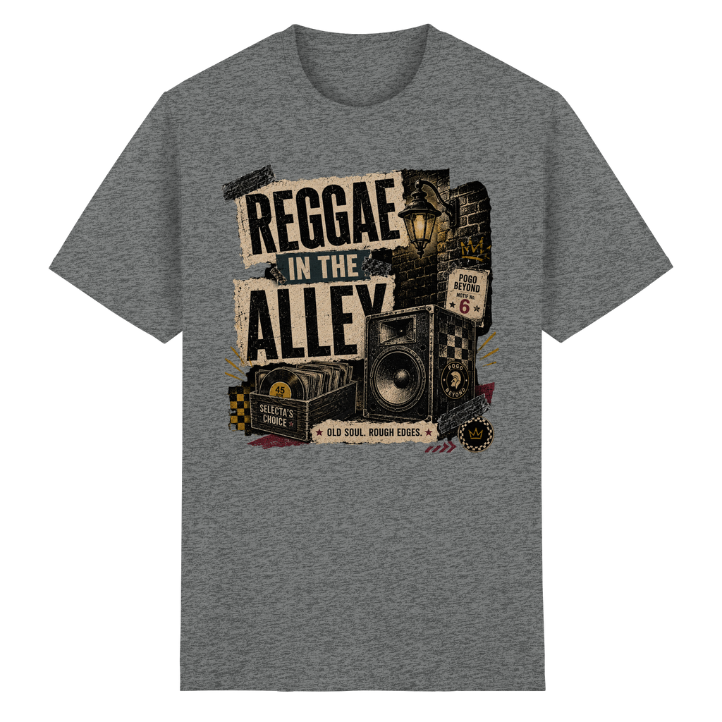 REGGAE IN THE ALLEY - Heavy Cotton T-Shirt