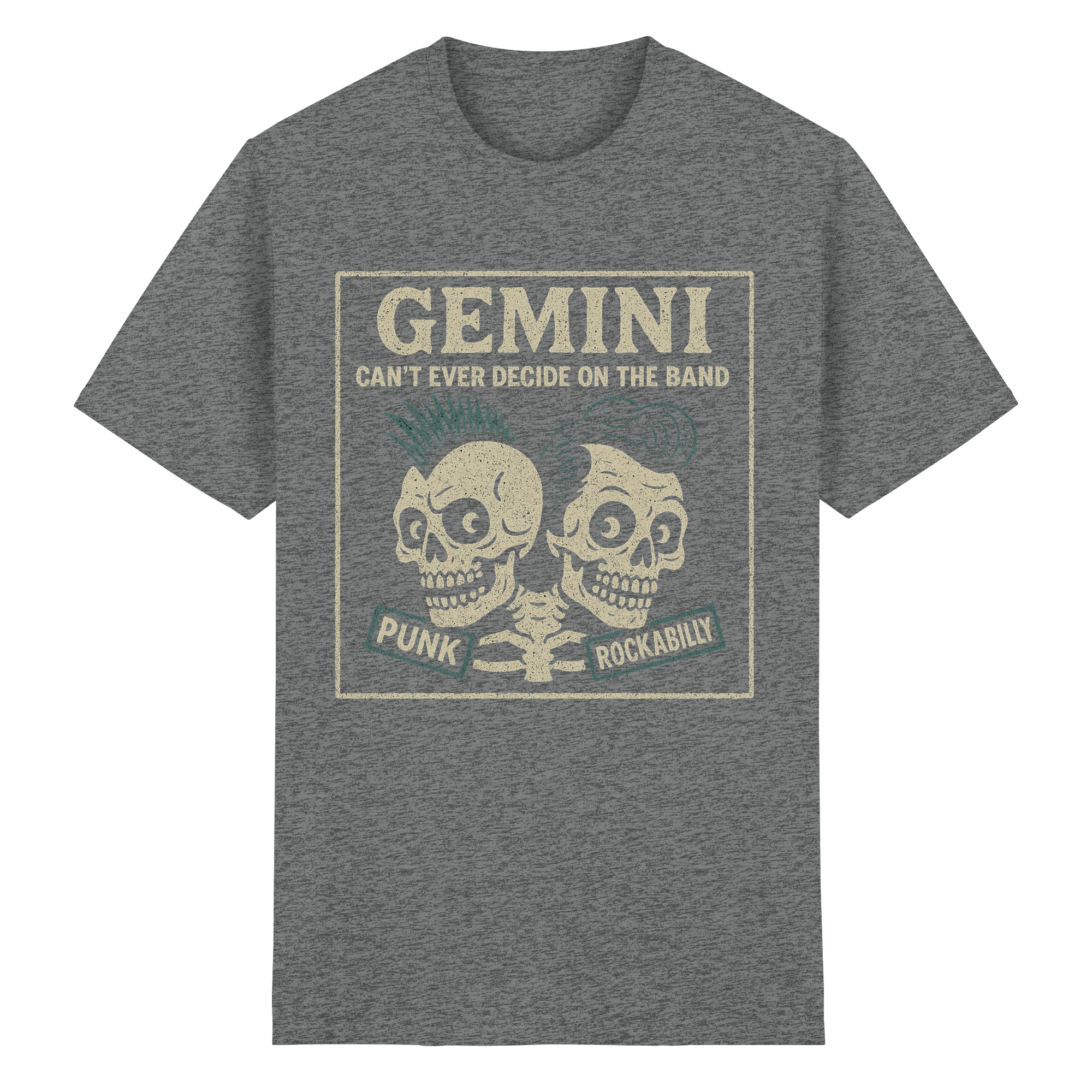 GEMINI PUNK - Heavy Cotton T-Shirt