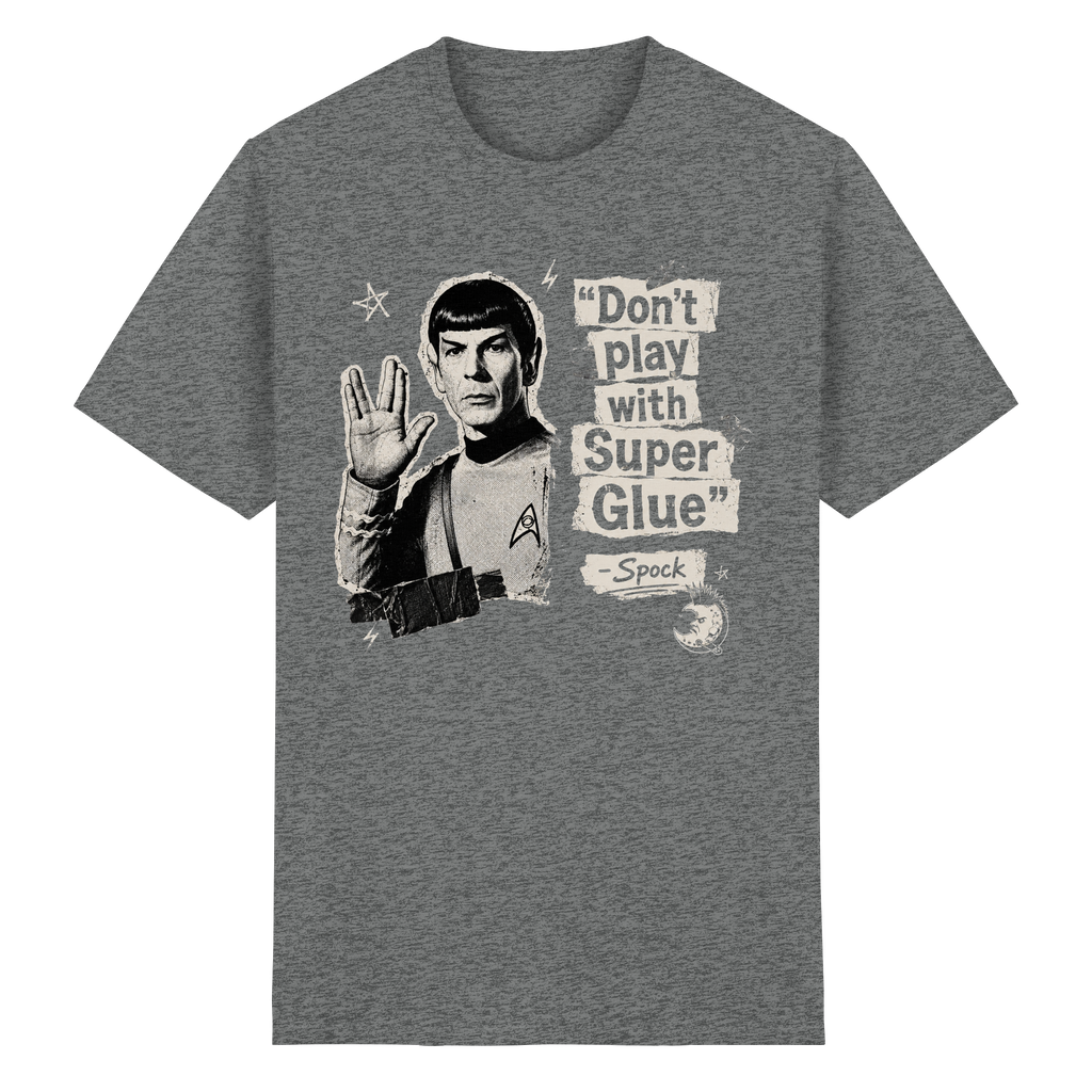 DON'T PLAY WITH SUPER GLUE - Heavy Cotton T-Shirt