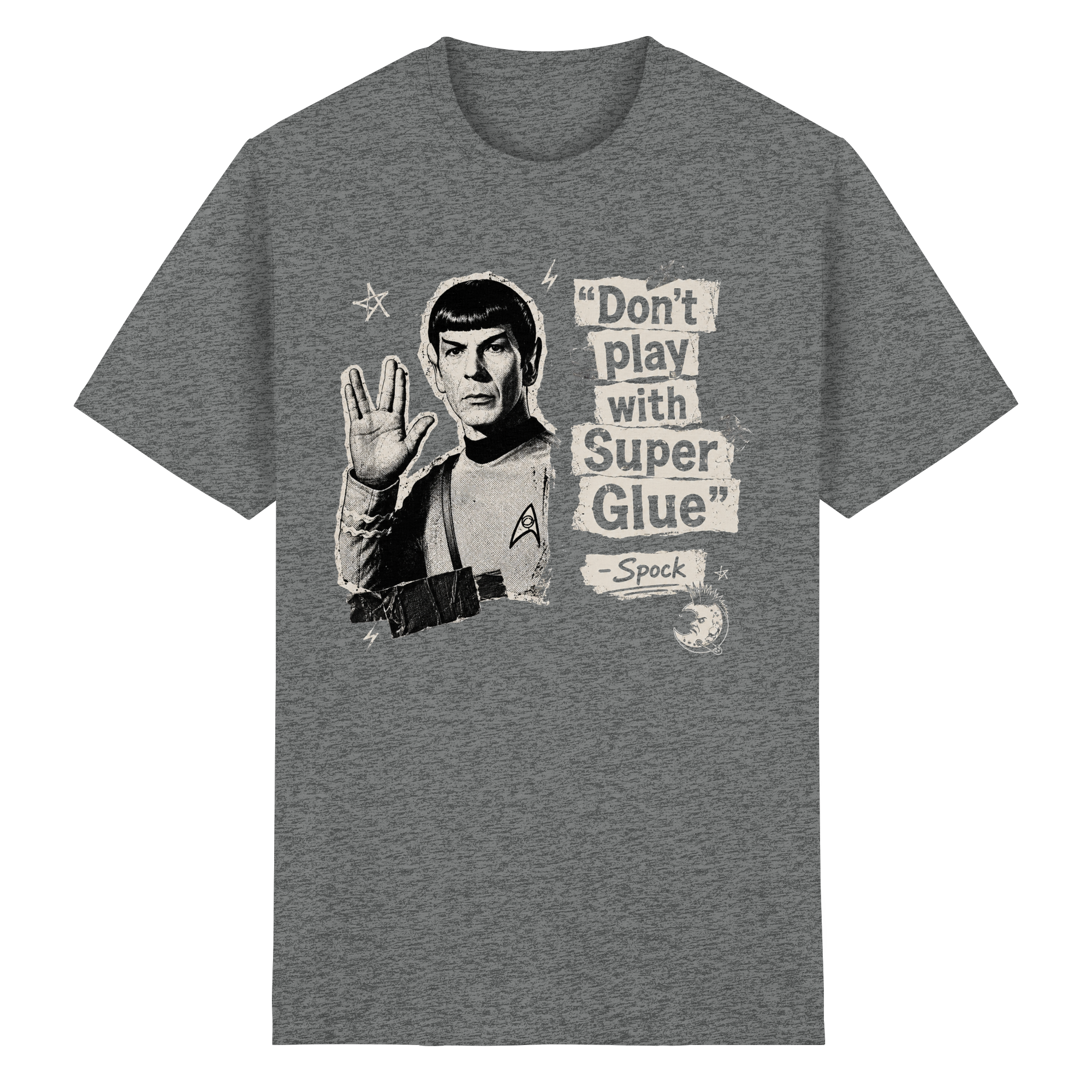 DON'T PLAY WITH SUPER GLUE - Heavy Cotton T-Shirt