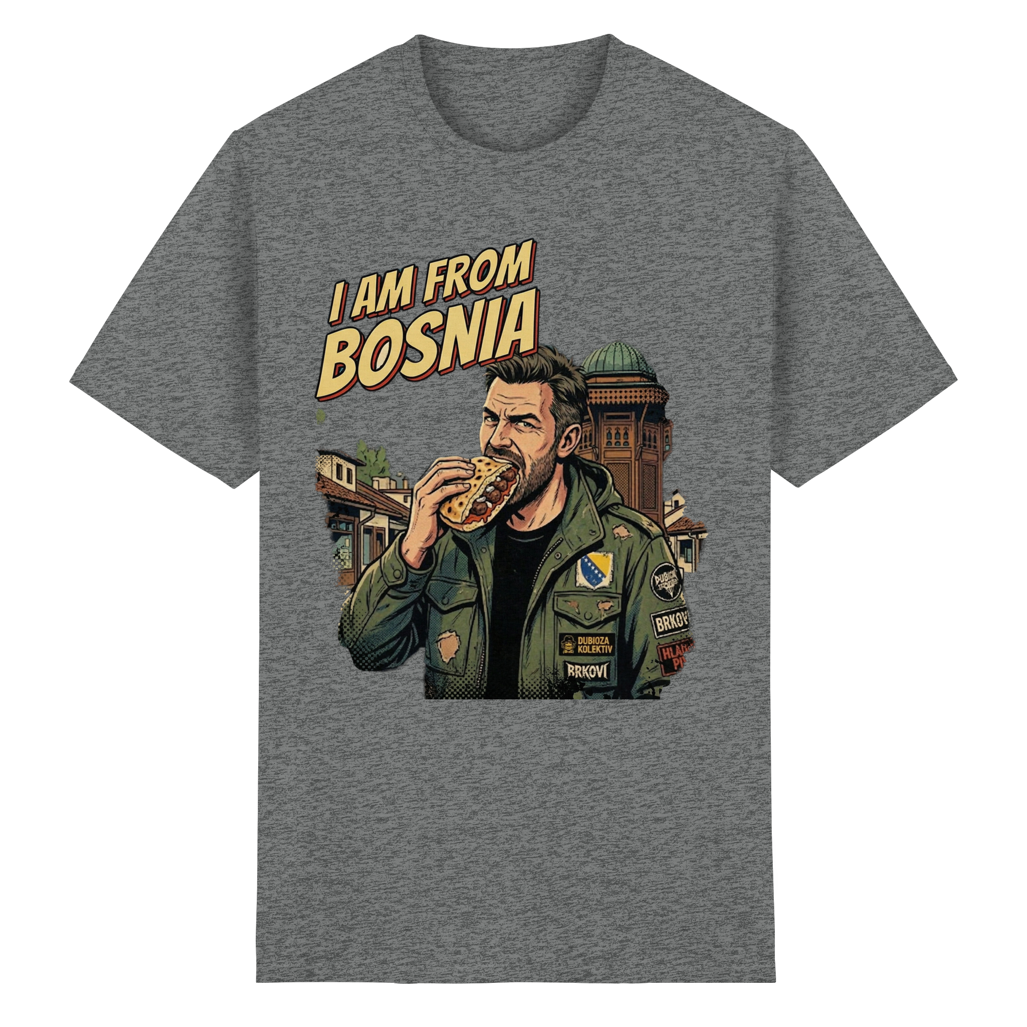 I'AM FROM BOSNIA - Heavy Cotton T-Shirt
