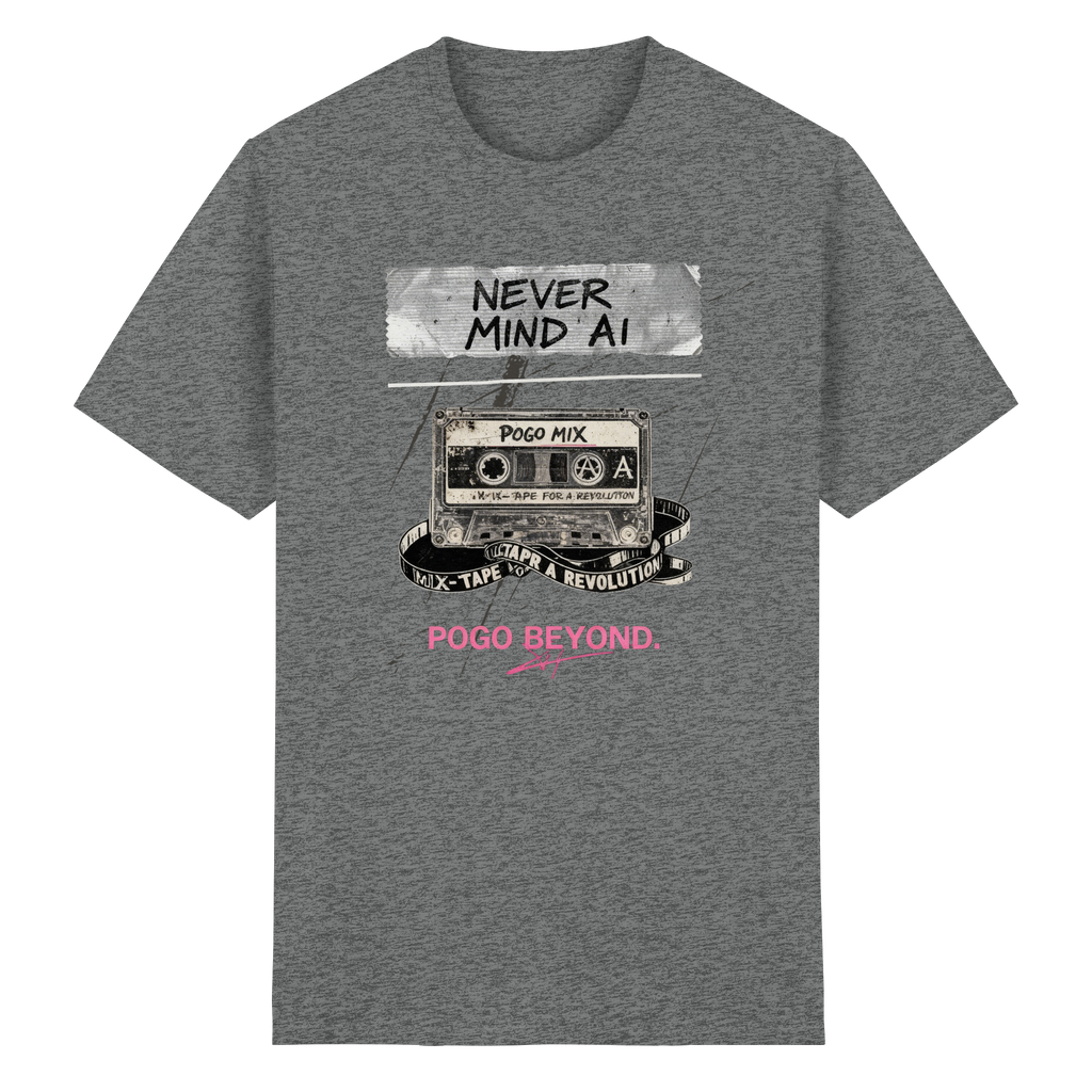 NEVER MIND AI - Heavy Cotton T-Shirt