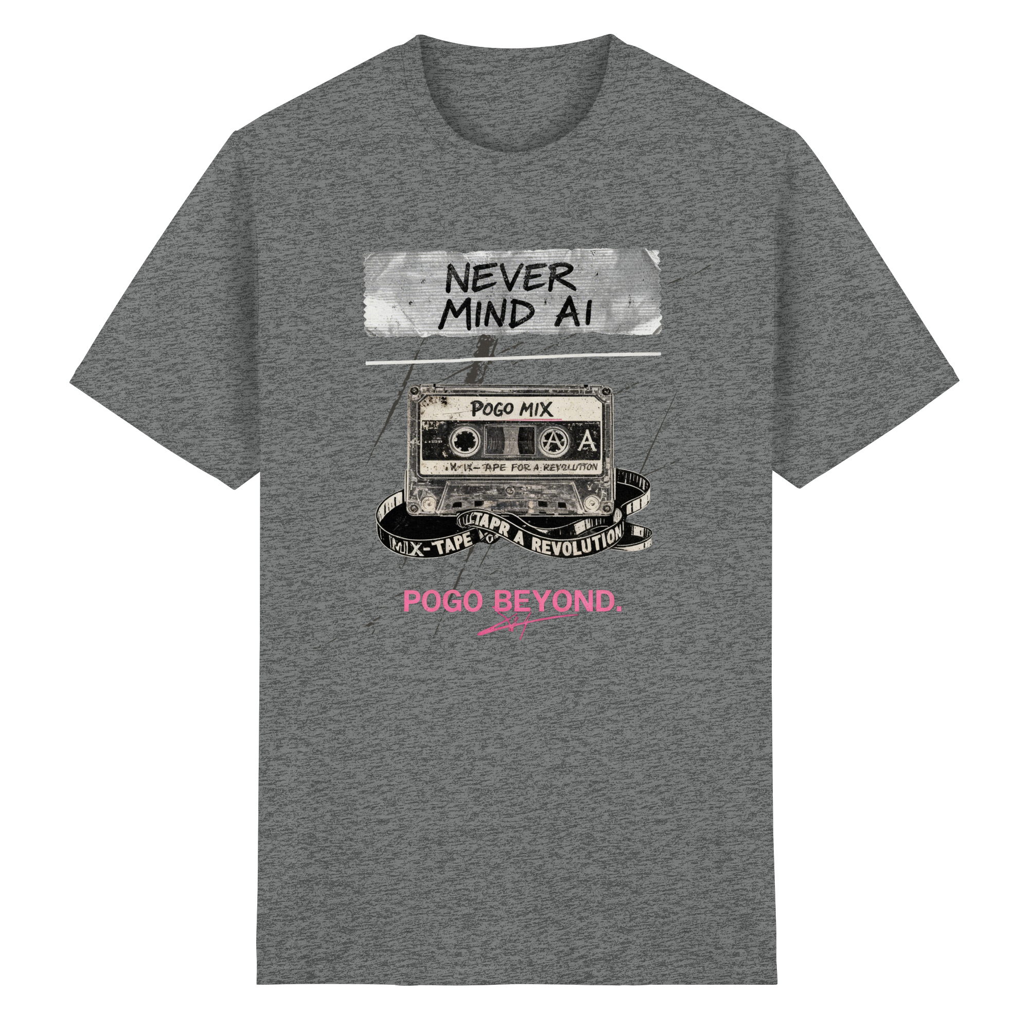 NEVER MIND AI - Heavy Cotton T-Shirt
