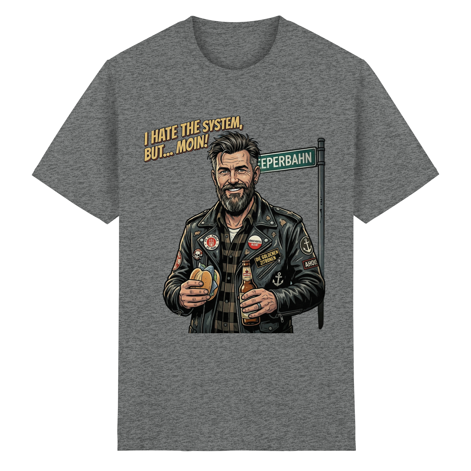 HAMBURG PUNK - MOIN - Heavy Cotton T-Shirt