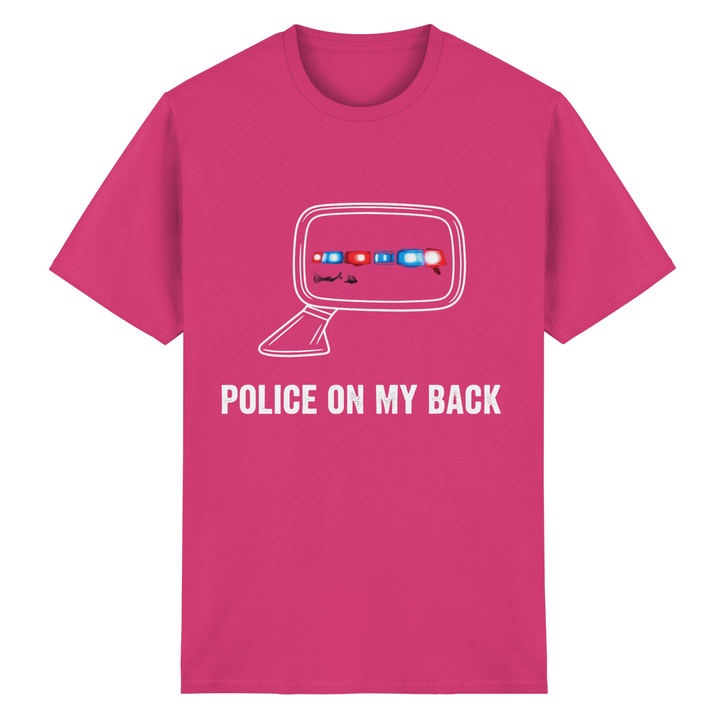 POLICE ON MY BACK - Heavy Cotton T-Shirt