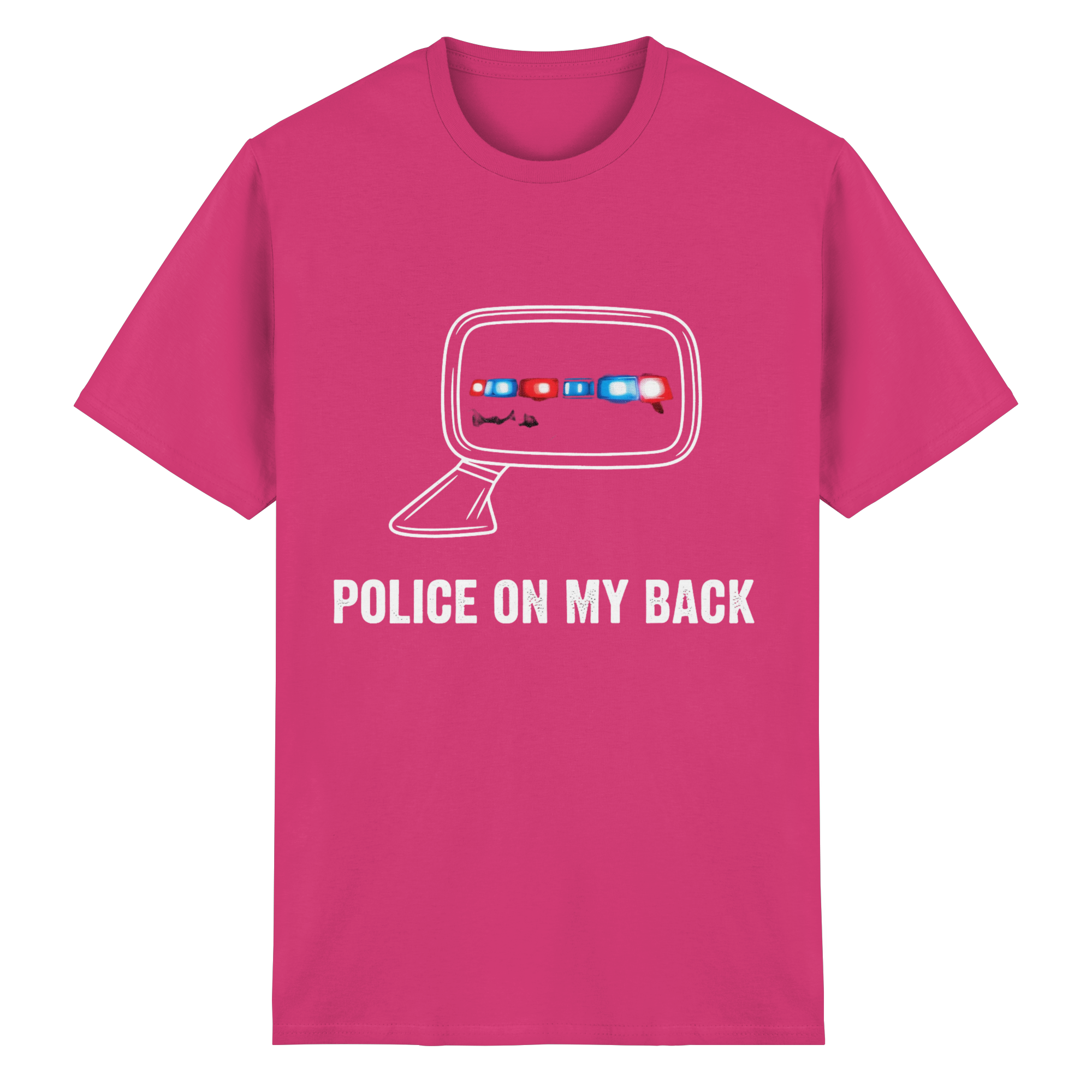 POLICE ON MY BACK - Heavy Cotton T-Shirt
