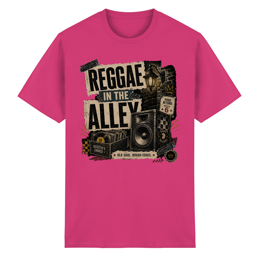 REGGAE IN THE ALLEY - Heavy Cotton T-Shirt