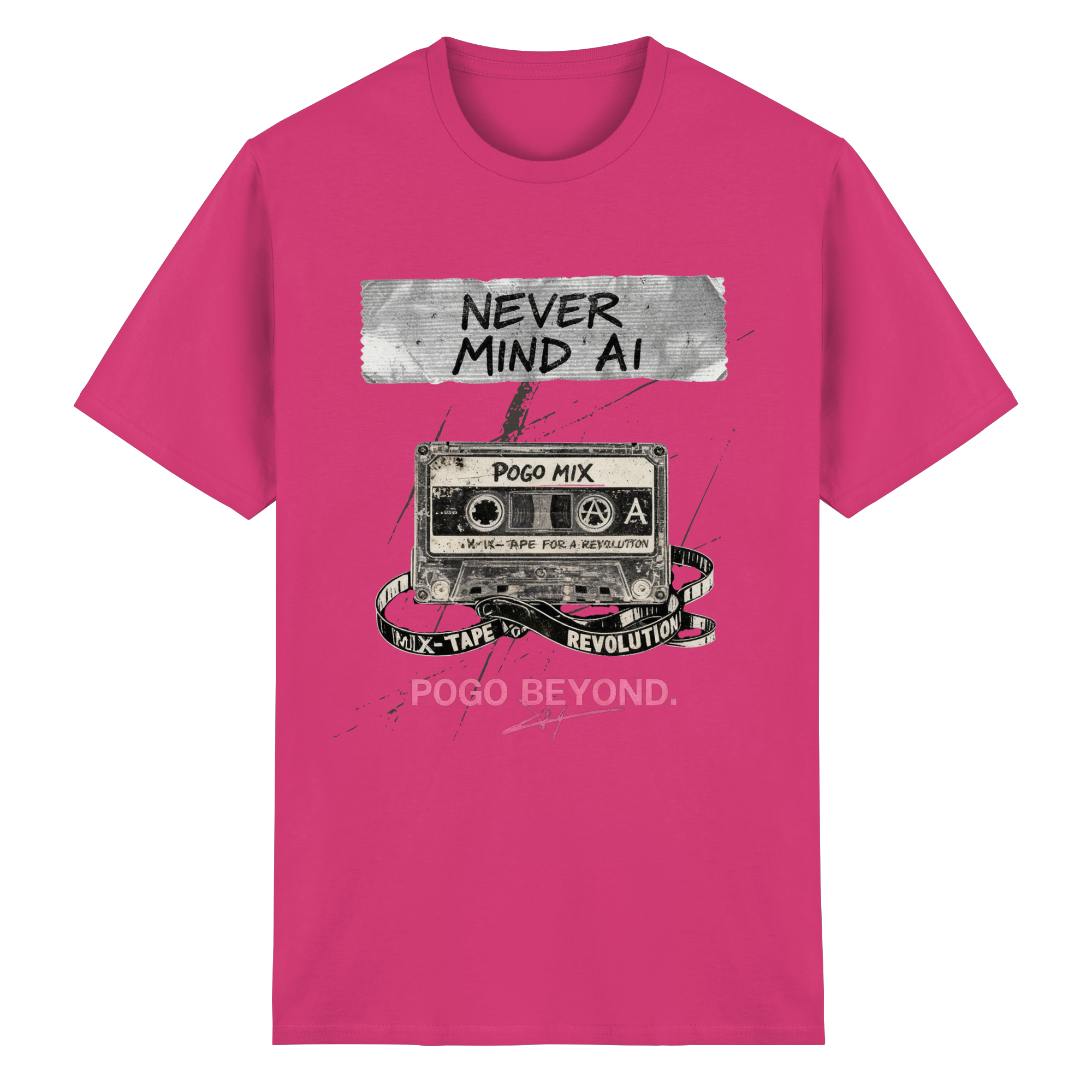 NEVER MIND AI - Heavy Cotton T-Shirt