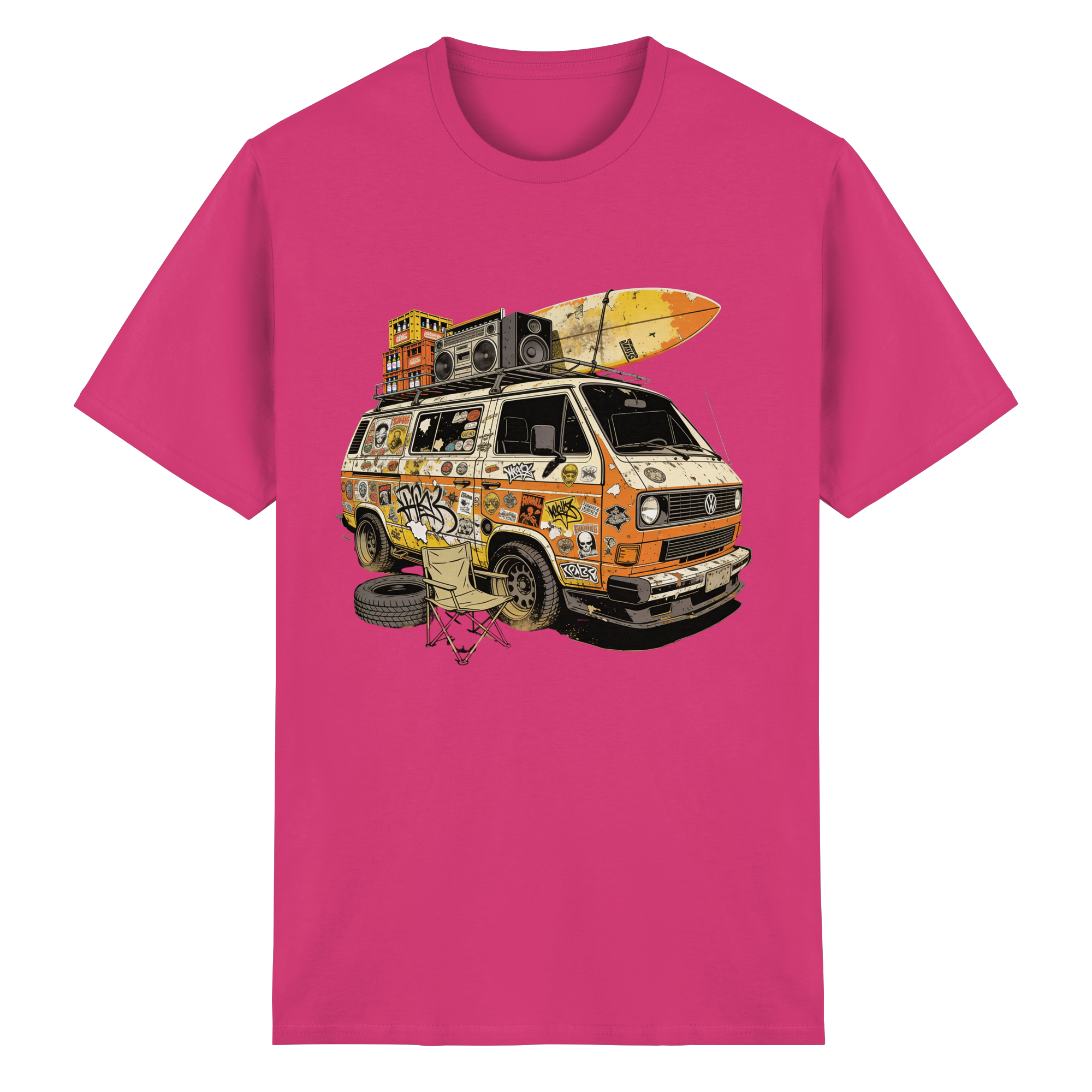 PUNKY CAMPER - Heavy Cotton T-Shirt