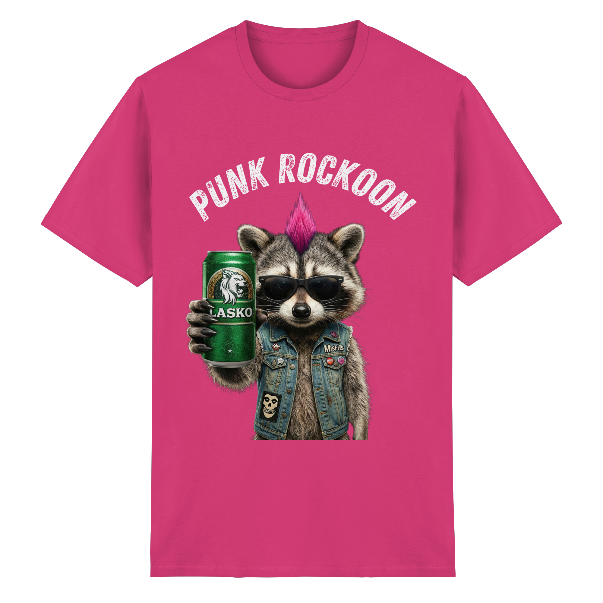 PUNK ROCKOON - Heavy Cotton T-Shirt