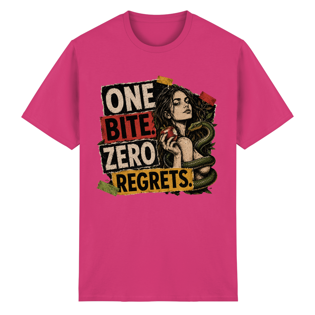 ONE BITE. ZERO REGRETS. - Heavy Cotton T-Shirt