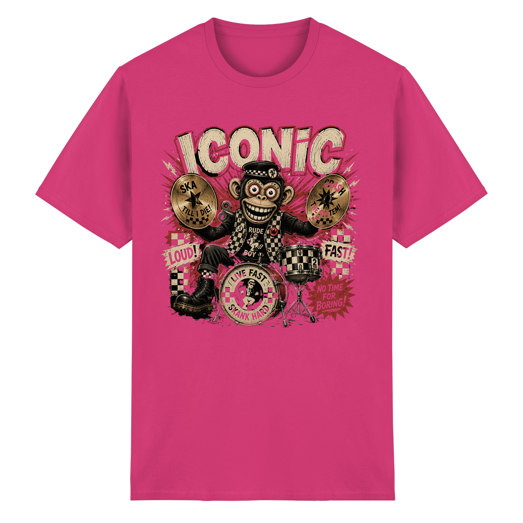 RUDE BOY MONKEY - Heavy Cotton T-Shirt
