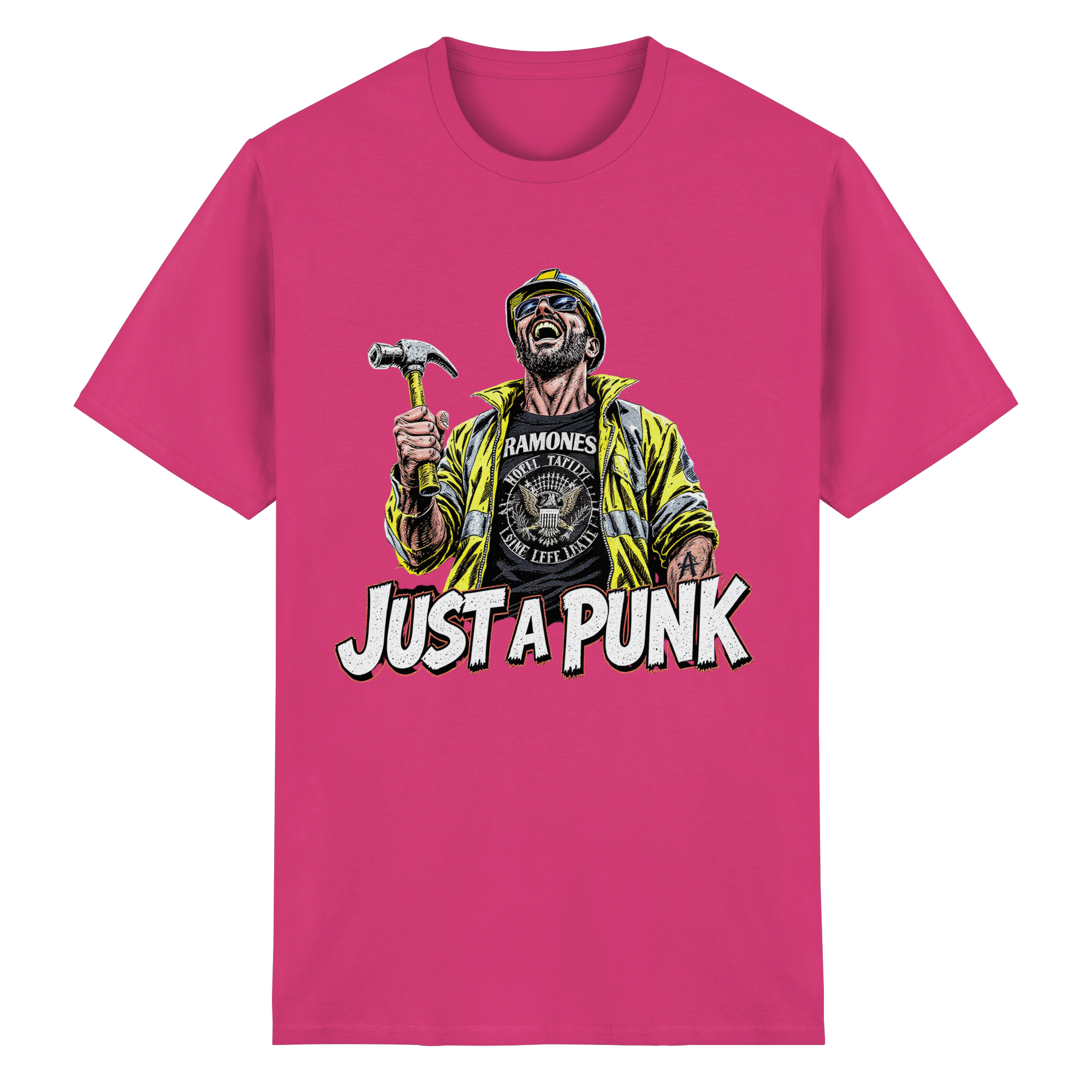 JUST A PUNK - Heavy Cotton T-Shirt
