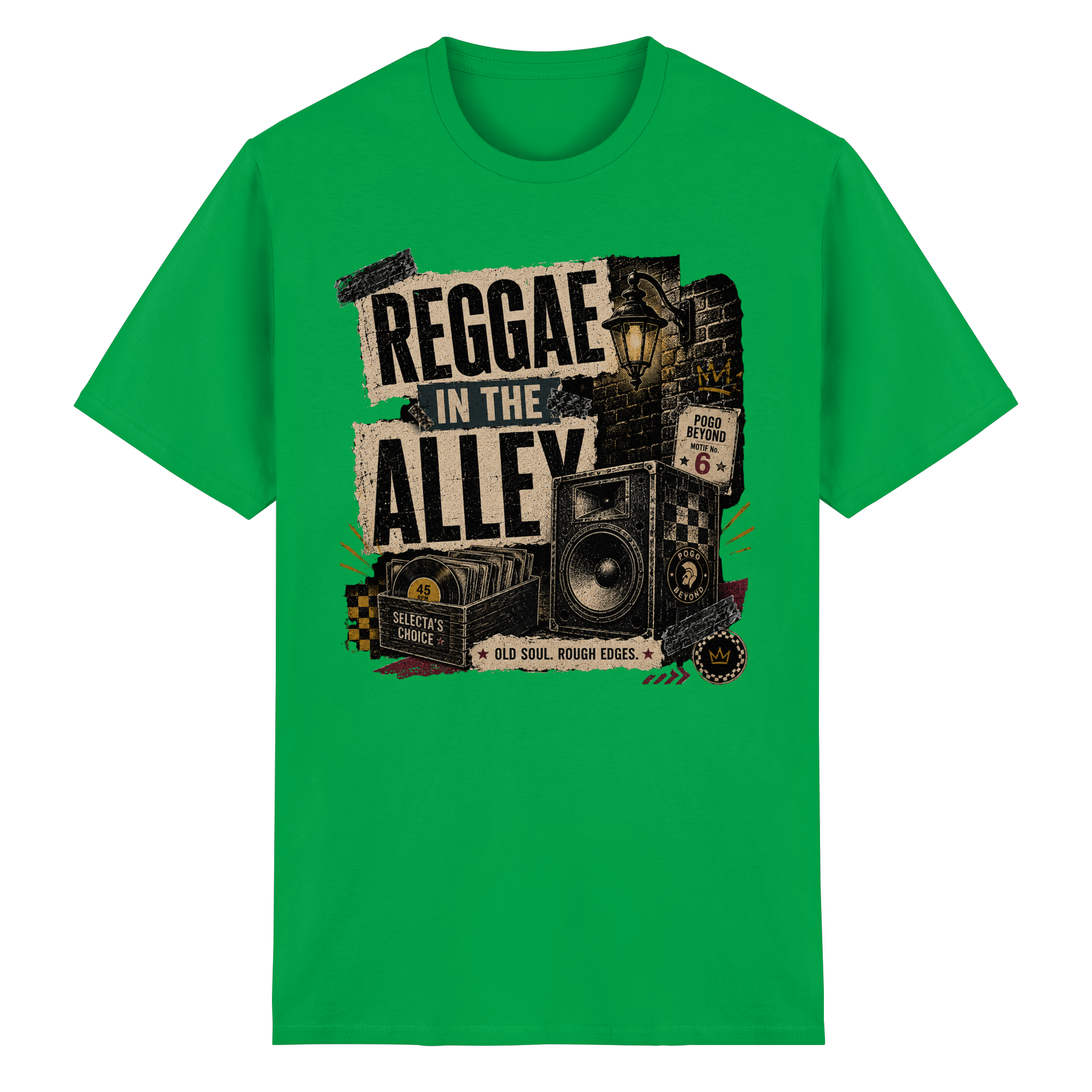 REGGAE IN THE ALLEY - Heavy Cotton T-Shirt