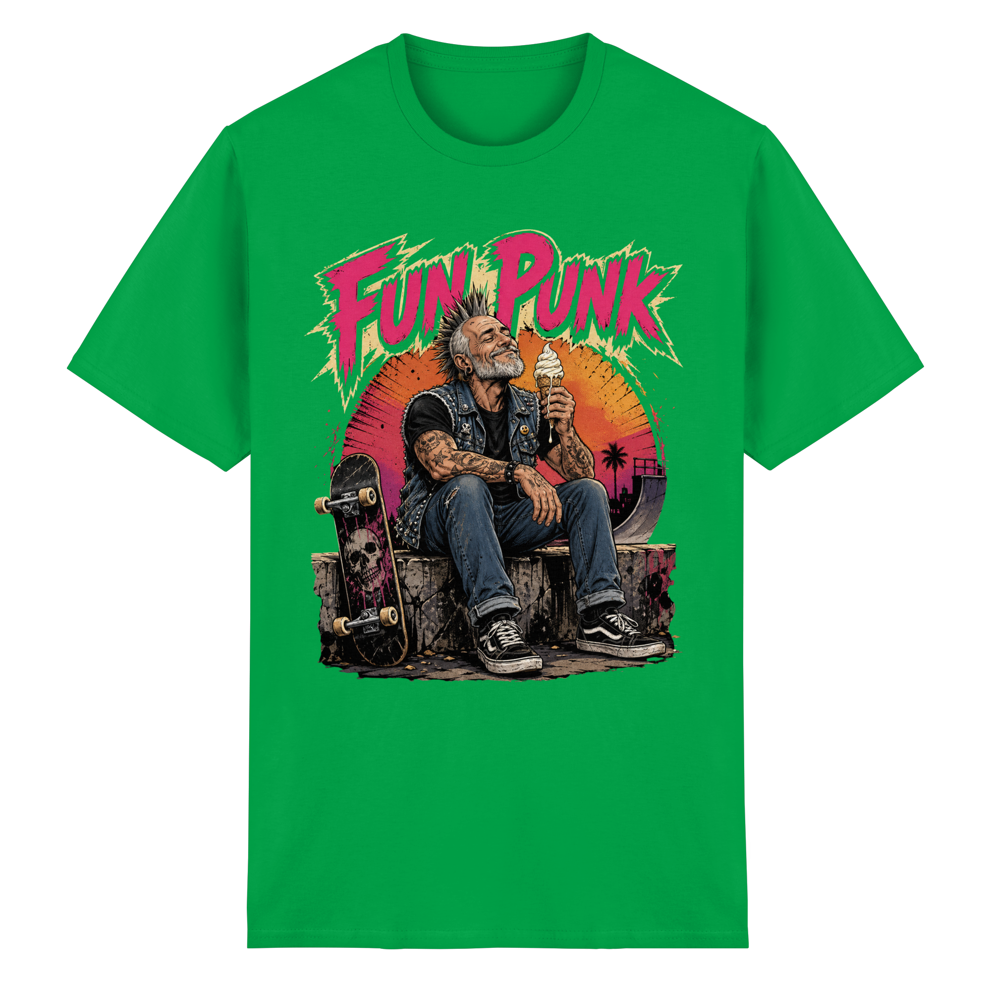 FUN PUNK ICECREAM - Heavy Cotton T-Shirt